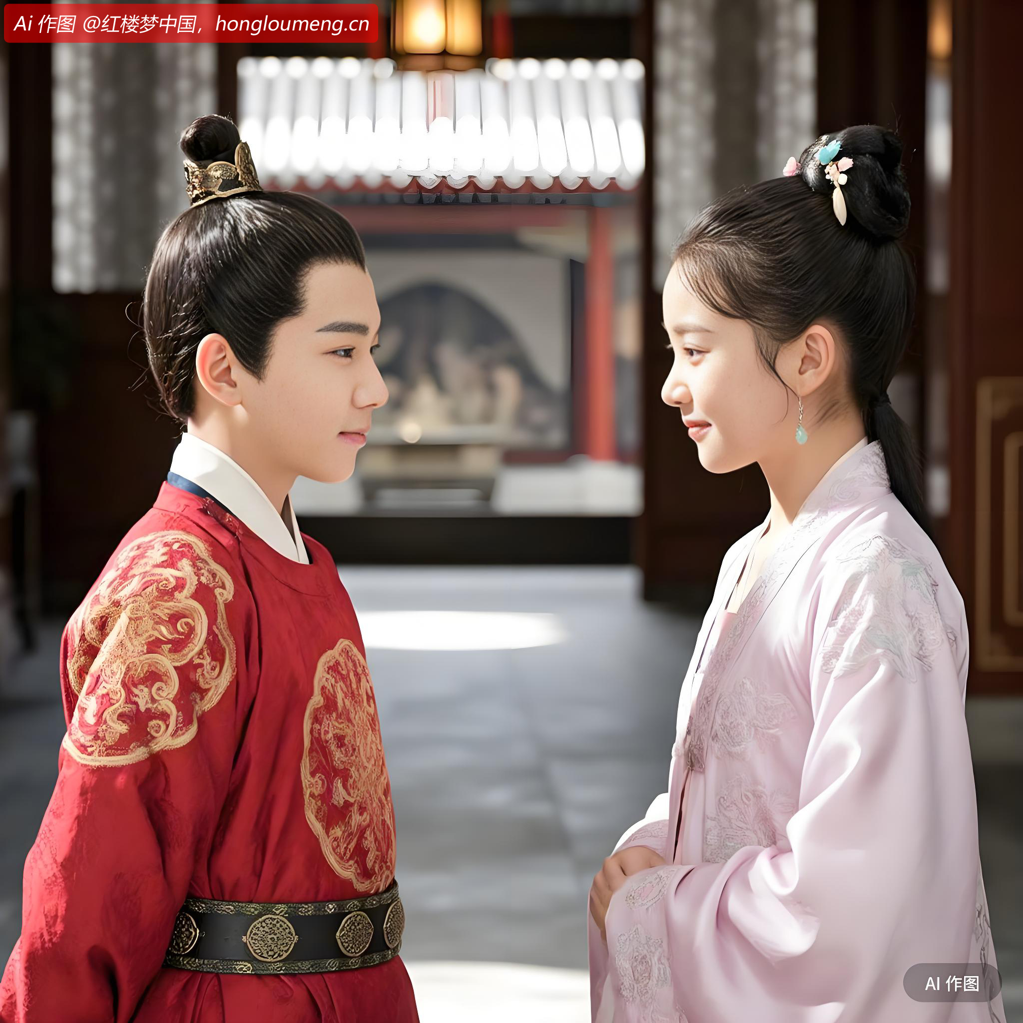 “这个妹妹，我曾见过的。”