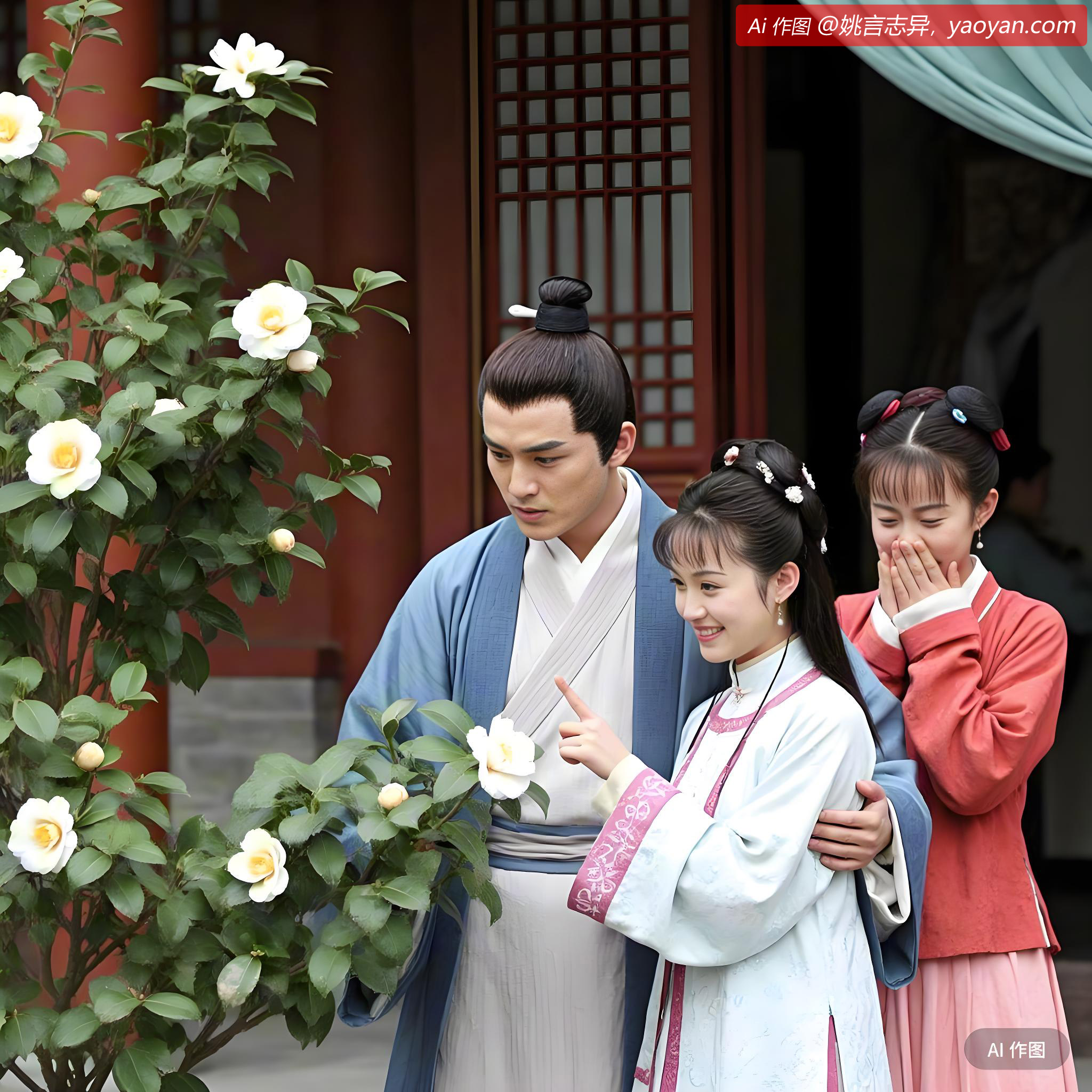 这个白牡丹是你吗？那个是绛雪吗？