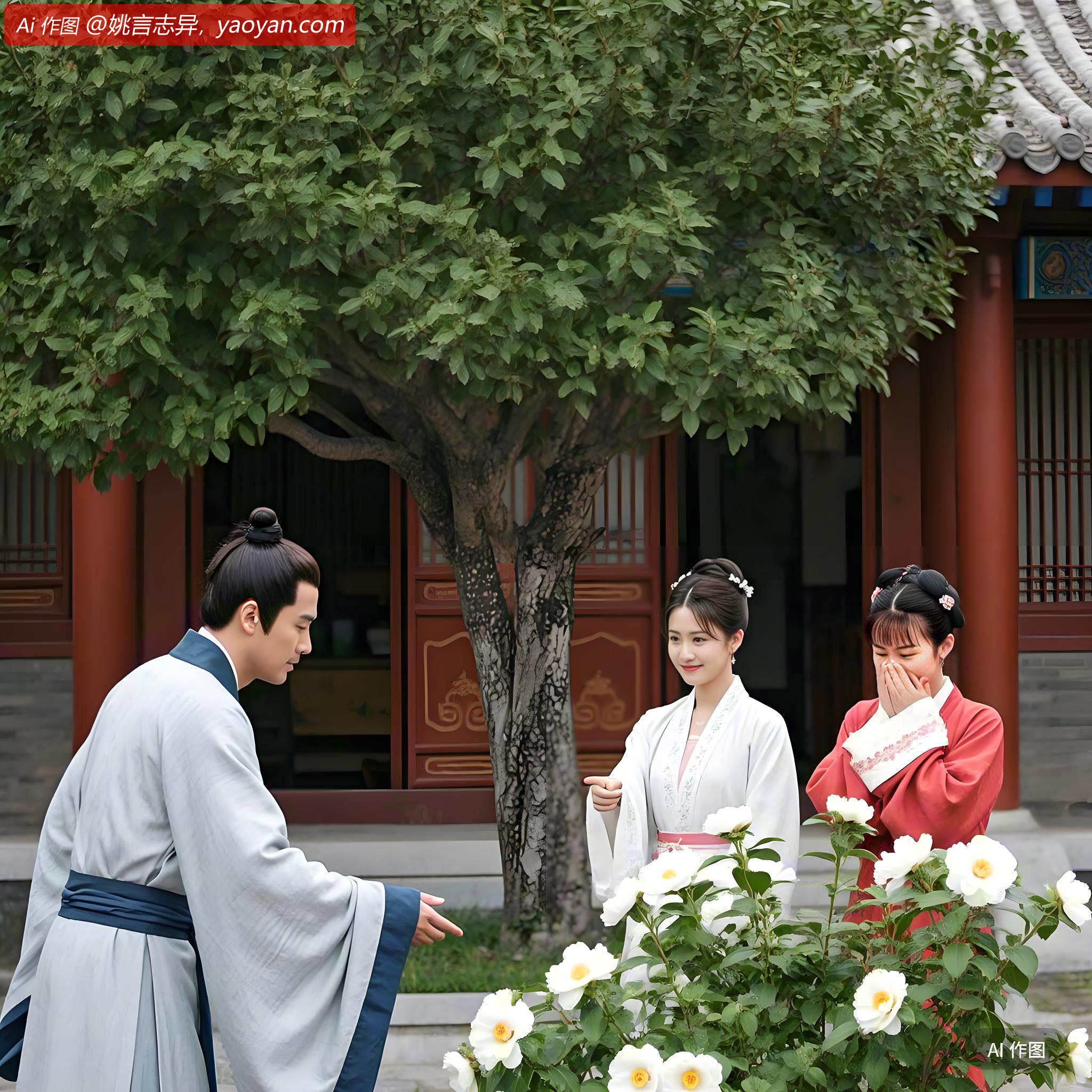 这个白牡丹是你吗？那个是绛雪吗？