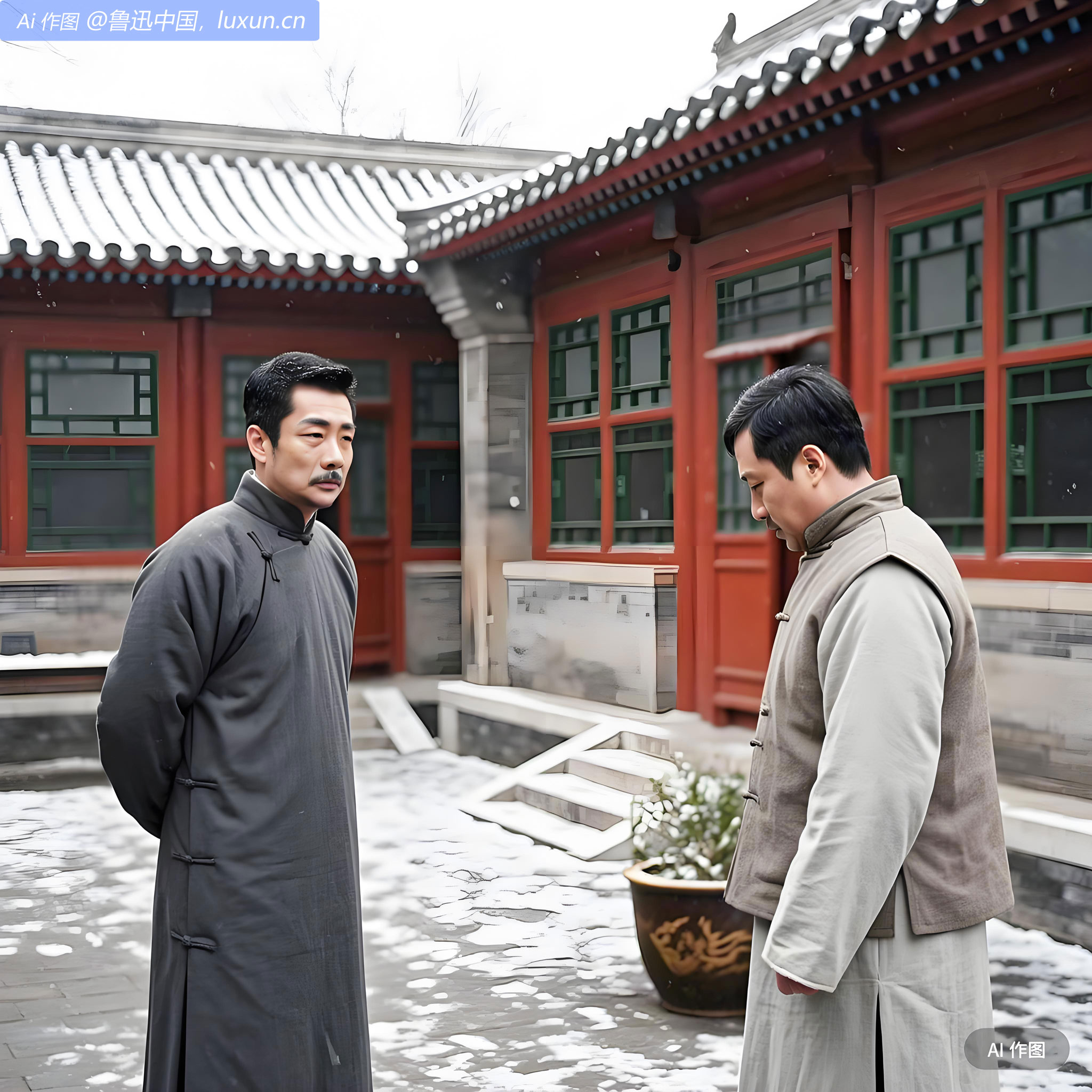 晨忽有人突入室中，自称姓吕，余姚人，意在乞资，严词拒之。