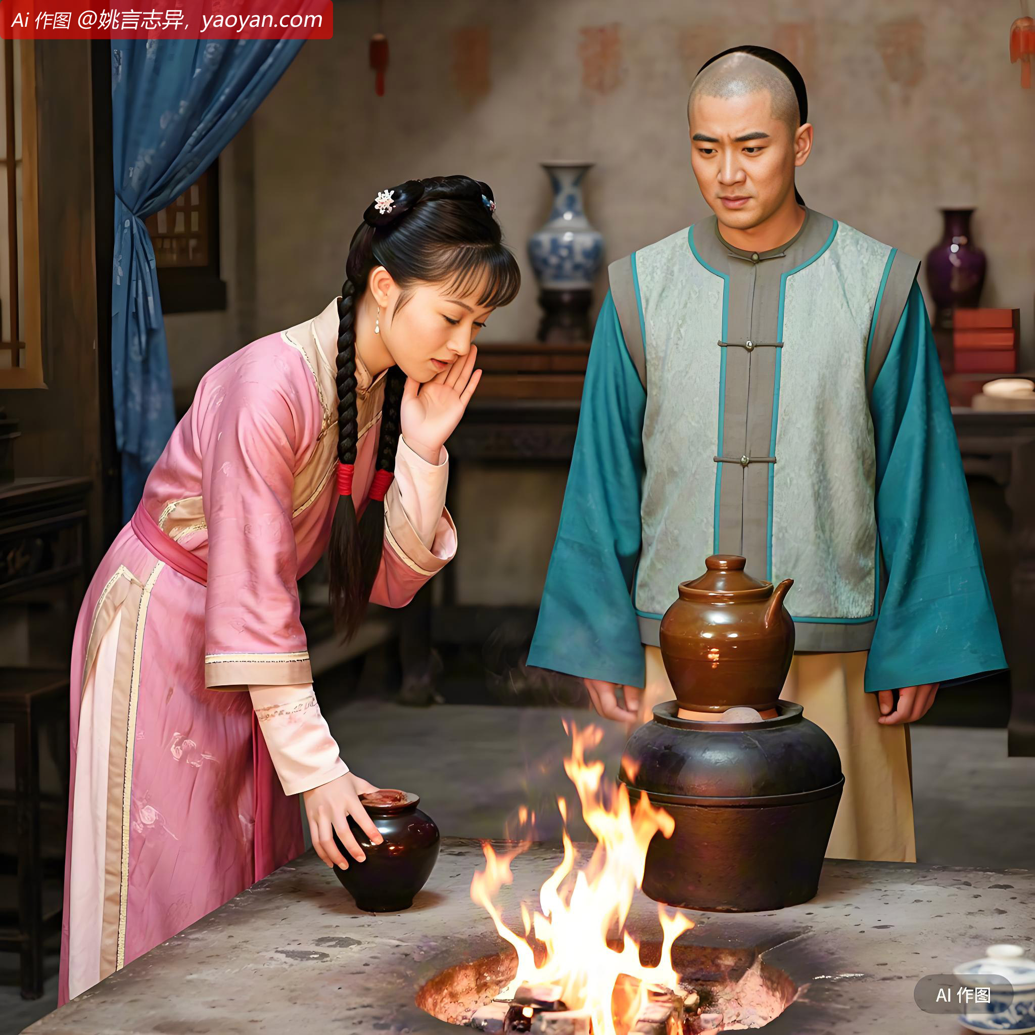 酒复涌沸，非郎君来，壶子融化矣。