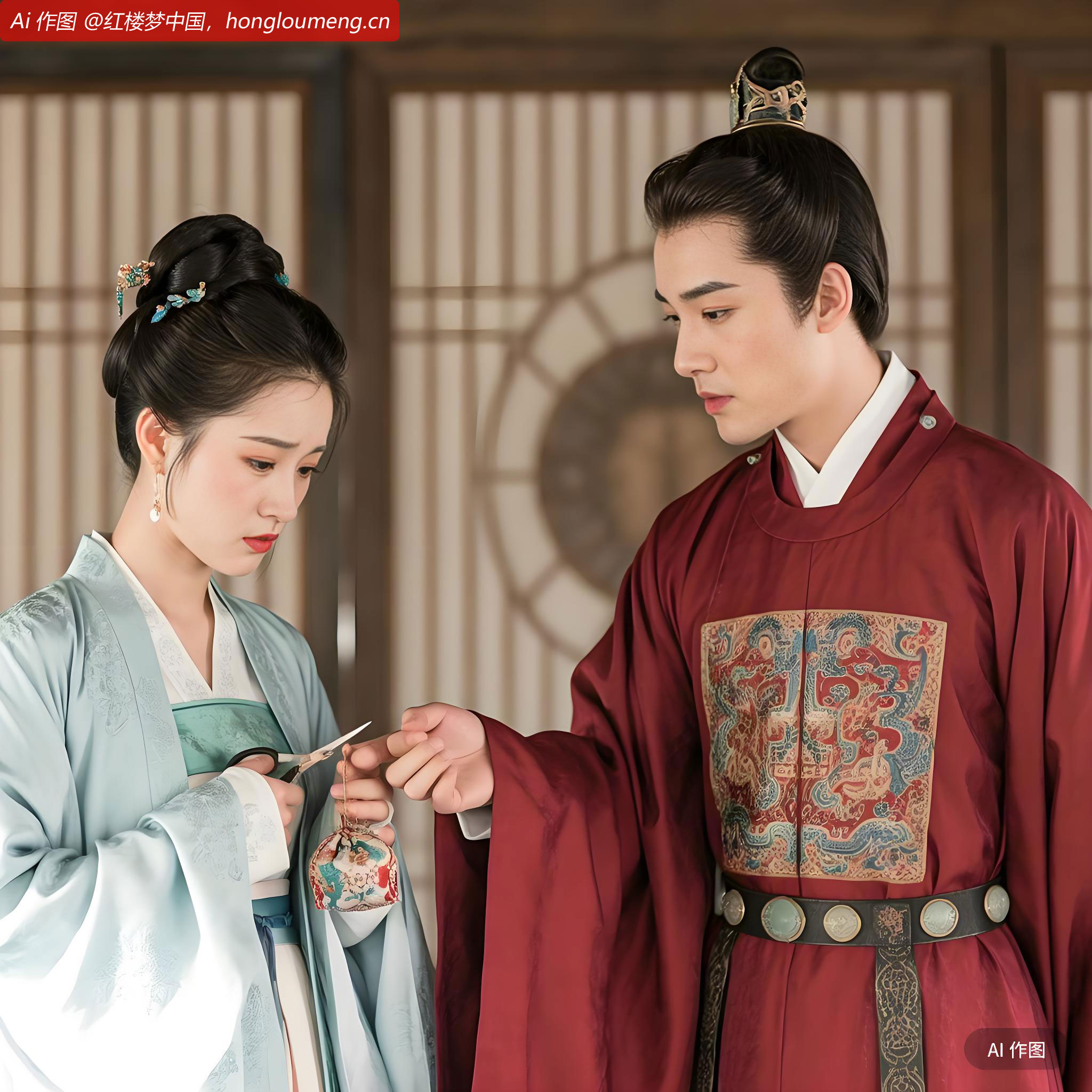 那个荷包也给他们了？你明儿再想我的东西，可不能够了！