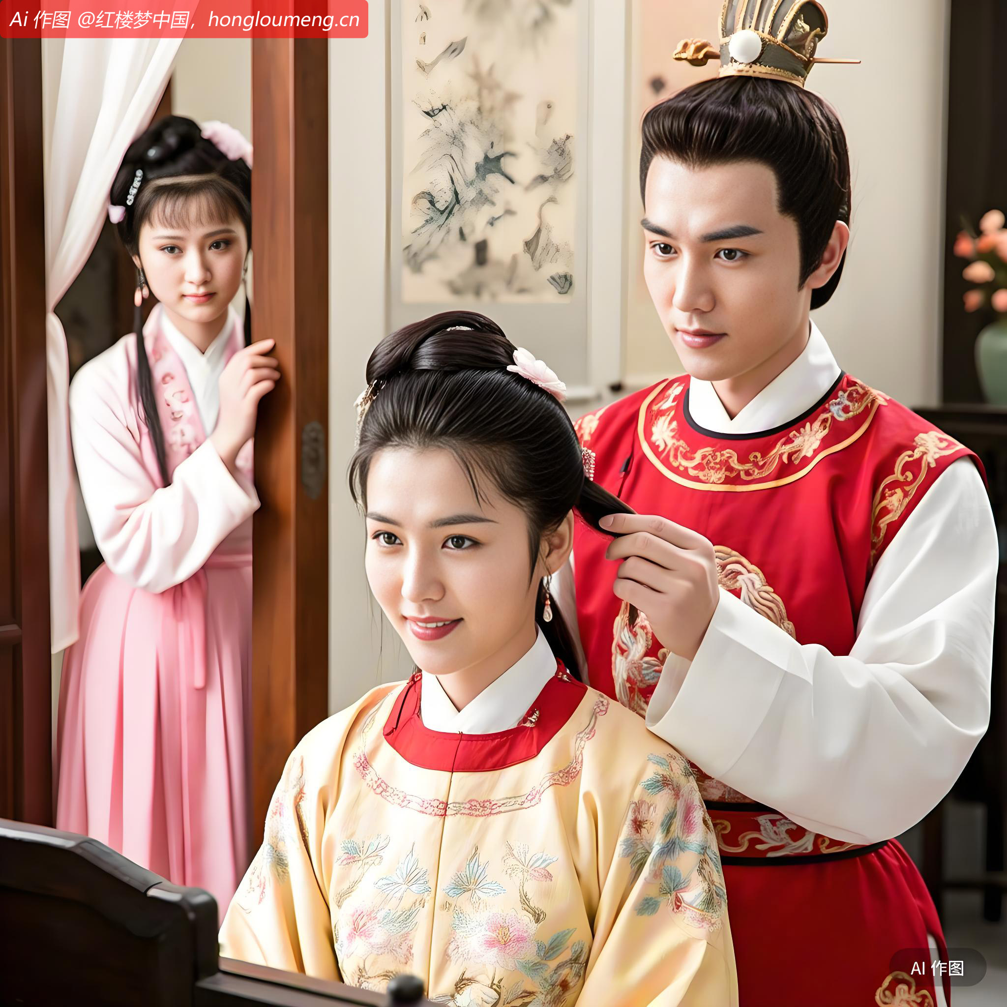 交杯盏儿还没吃，就上了头了！