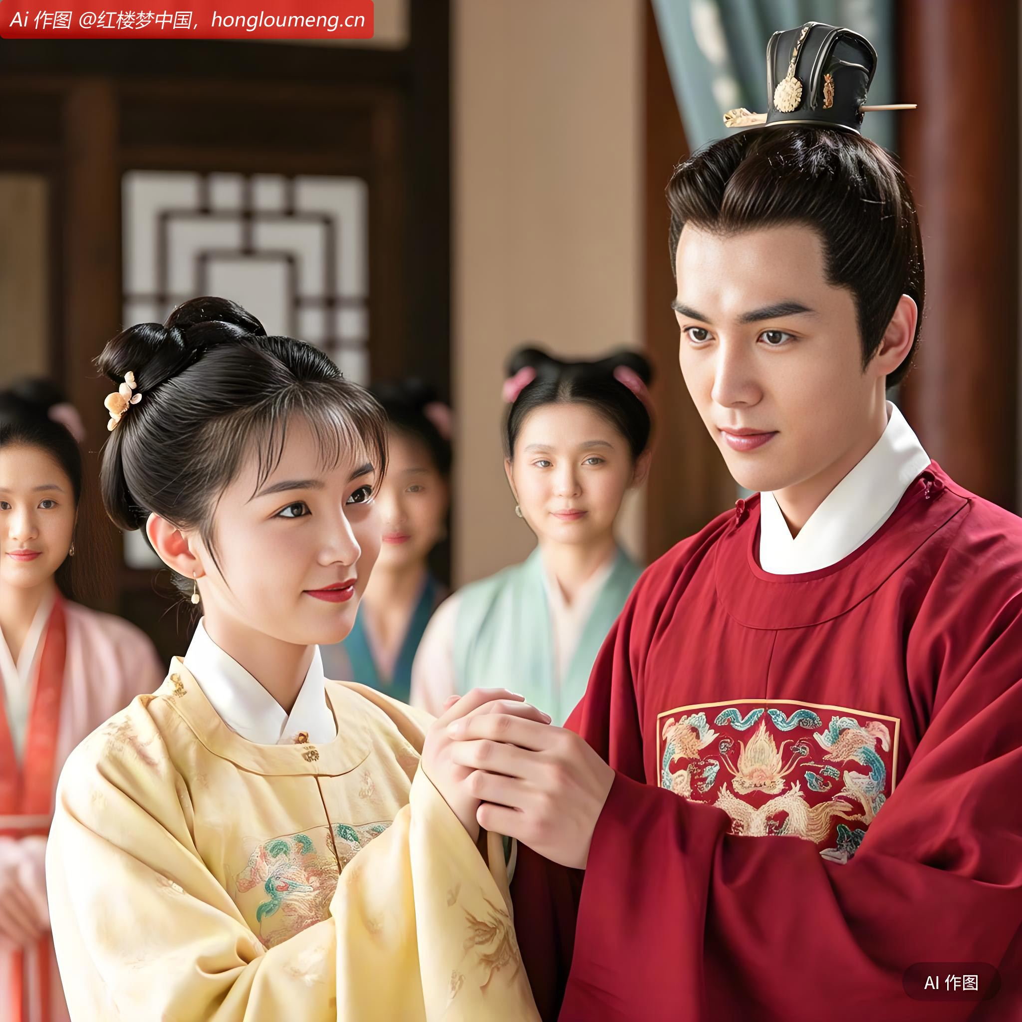 我这嘴上是才擦的香香甜甜的胭脂，你这会子可吃不吃了？