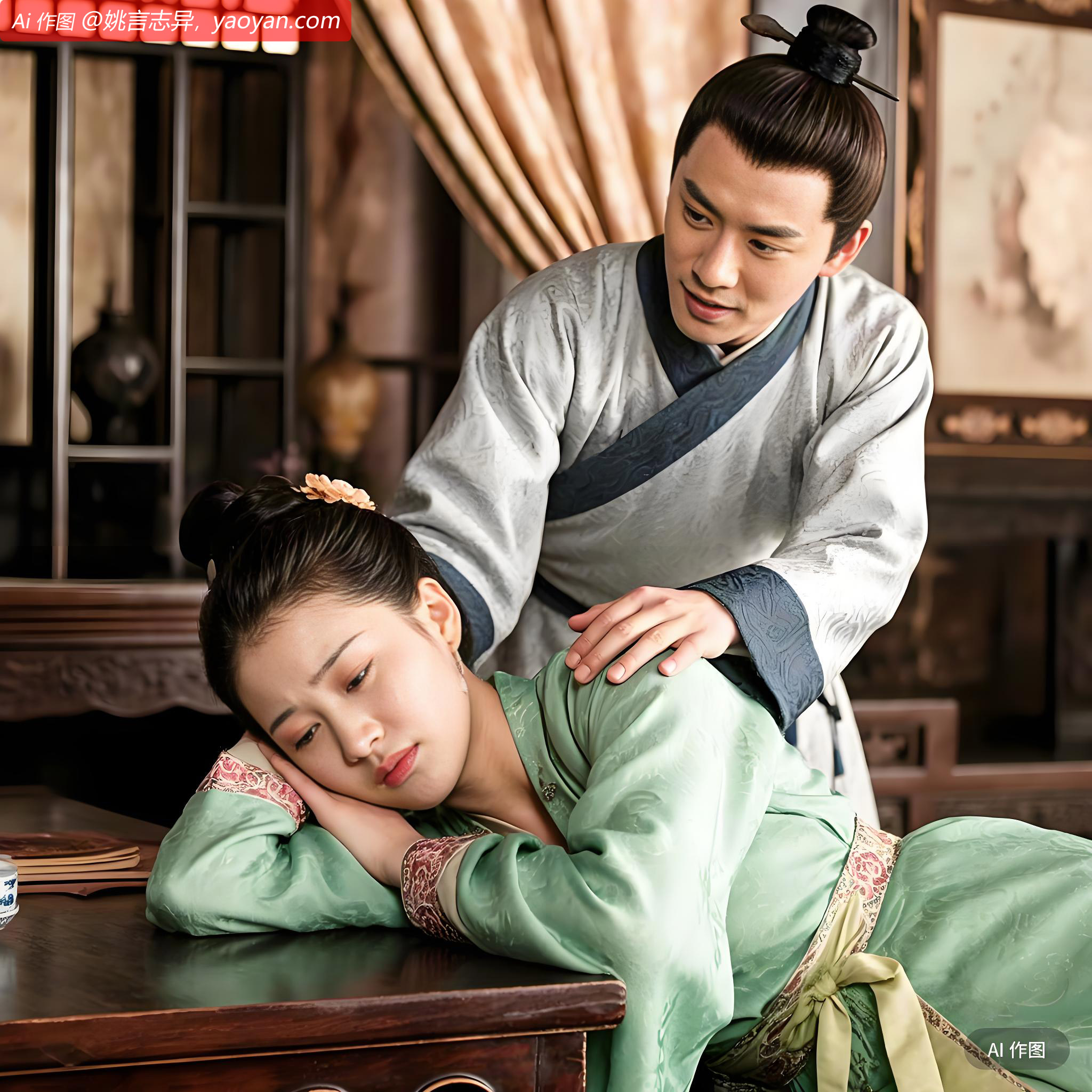 细柳何细哉：眉细、腰细、凌波细，且喜心思更细。