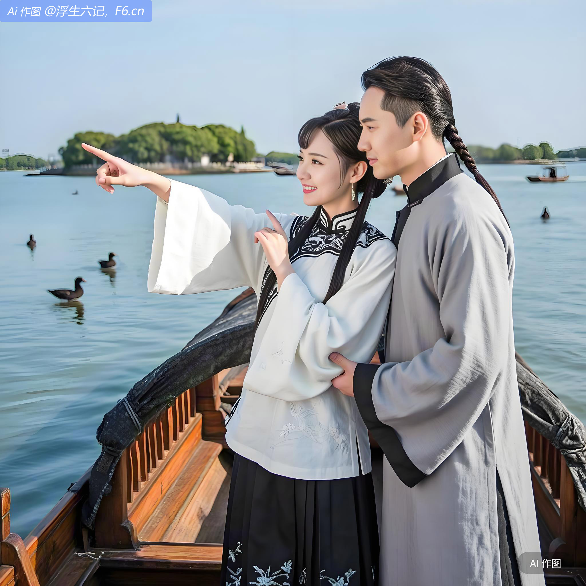 此即所谓太湖耶？今得见天地之宽，不虚此生矣！