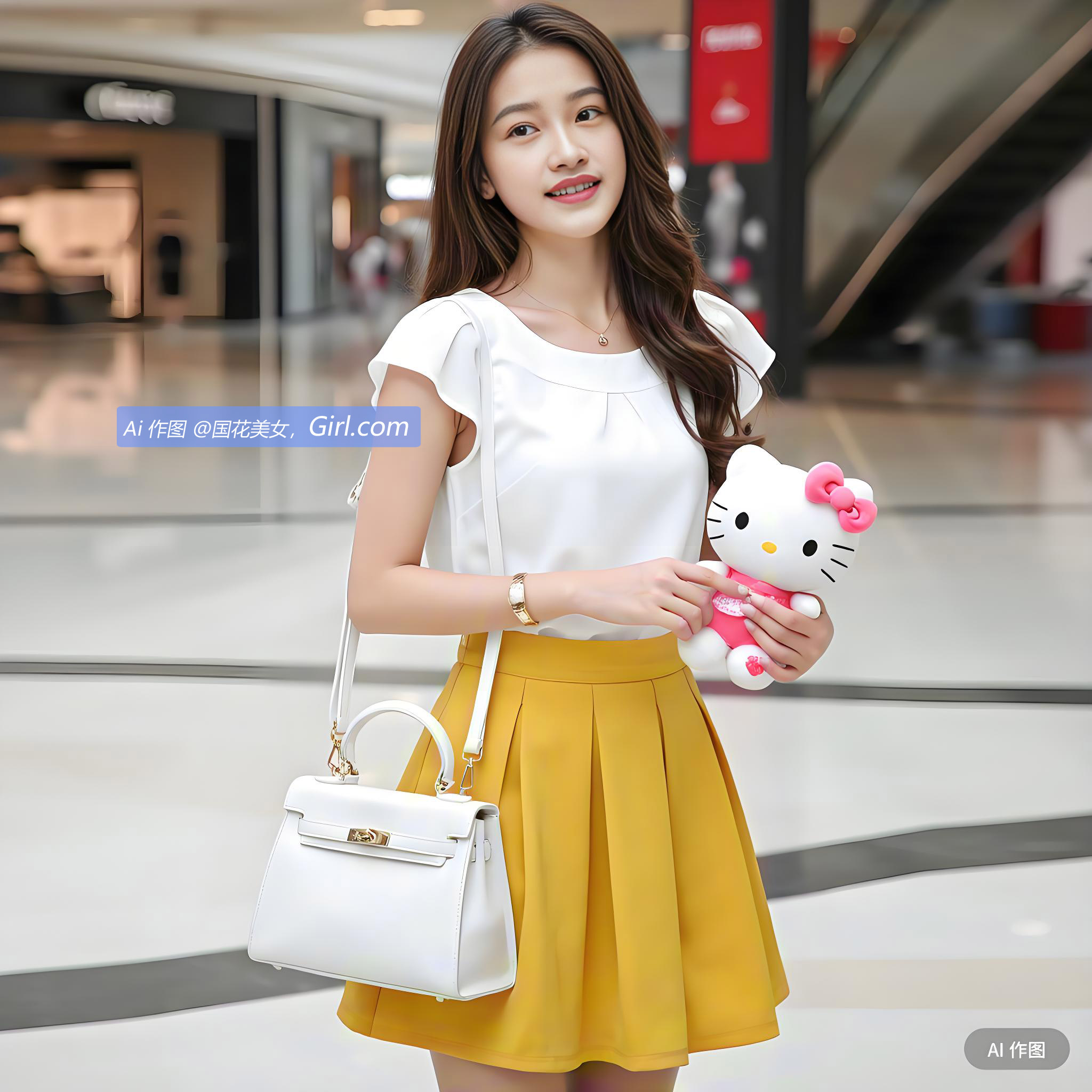 等待着朋友的到来，琳达感到期待和兴奋。