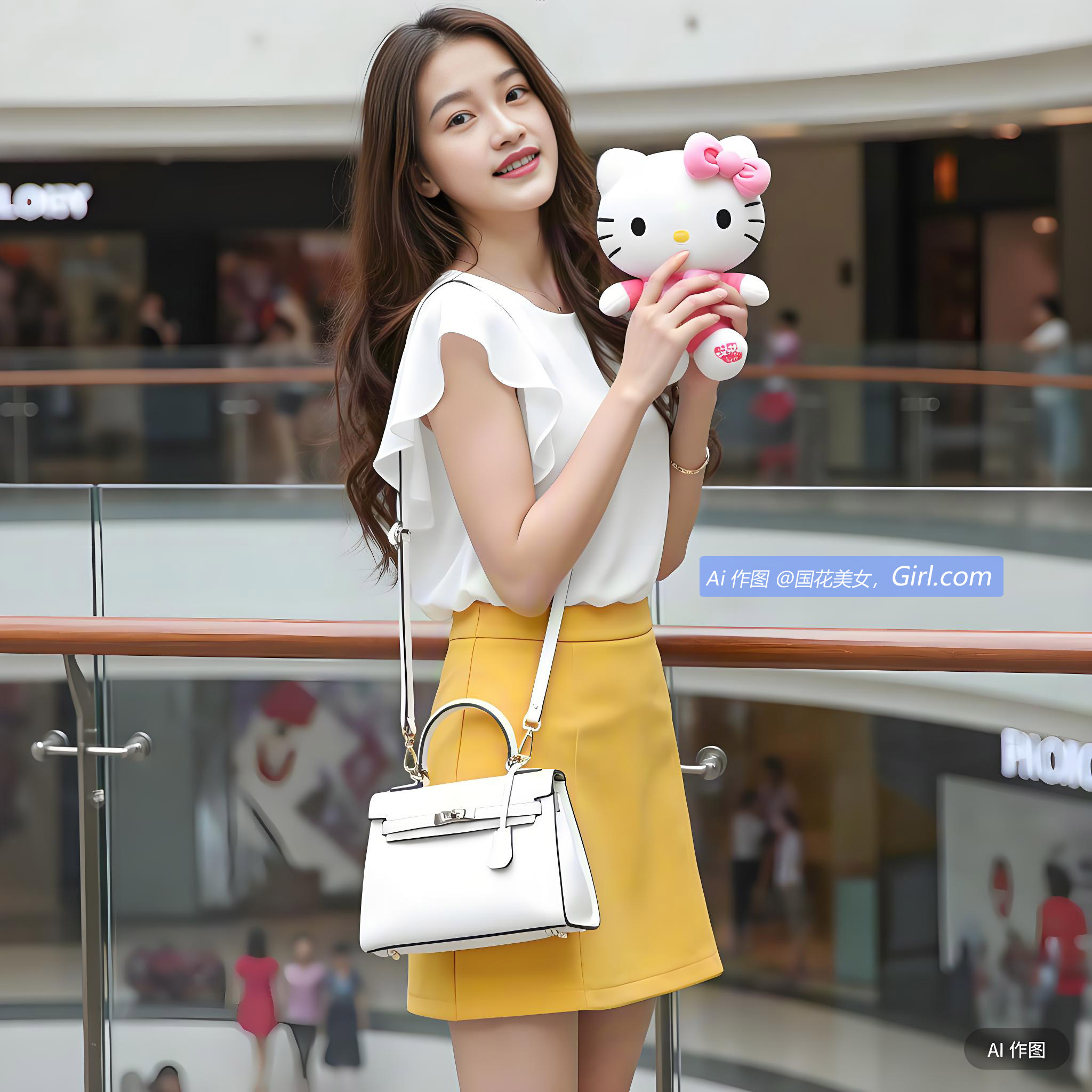 等待着朋友的到来，琳达感到期待和兴奋。