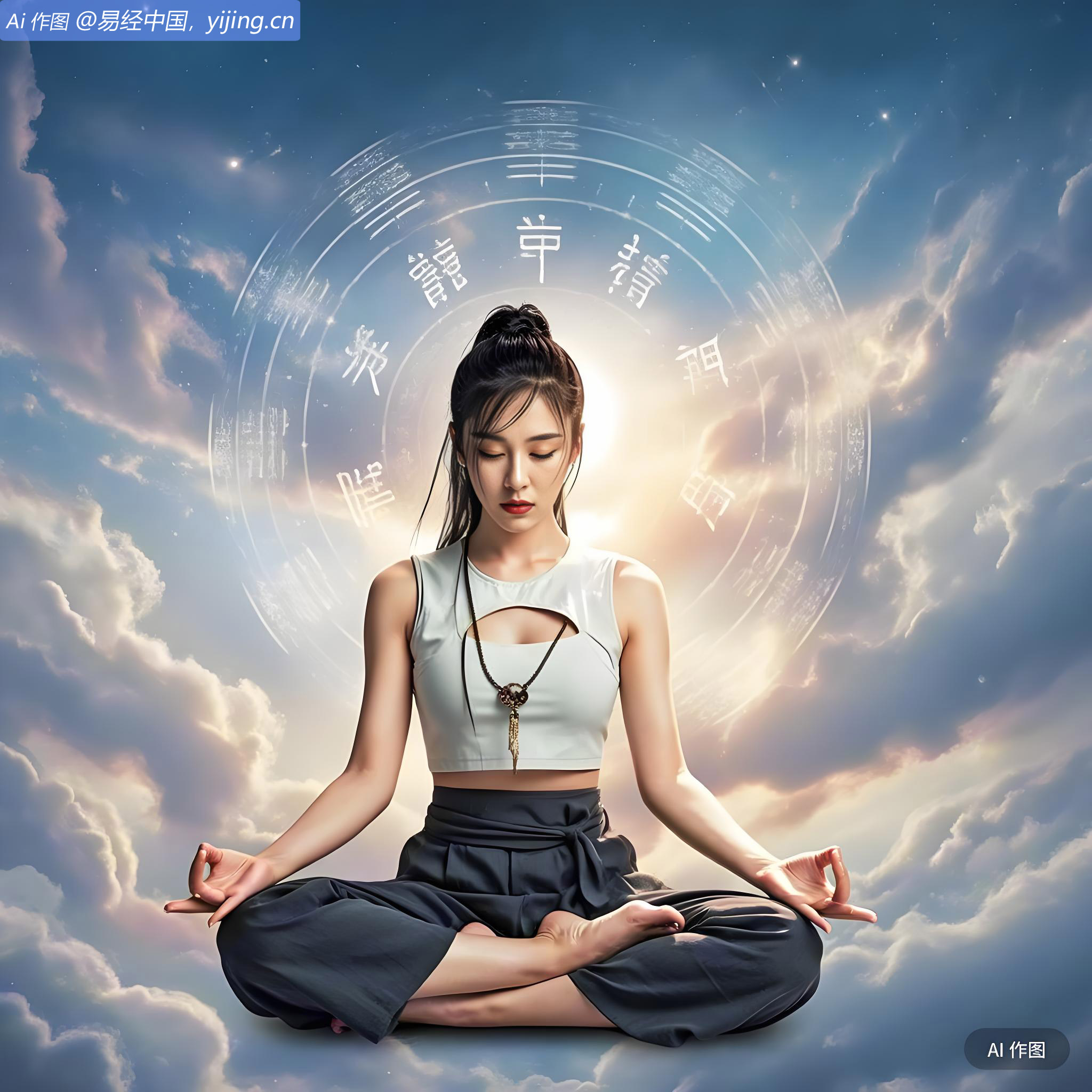 突然，她感受到一股神秘的力量从背后涌来