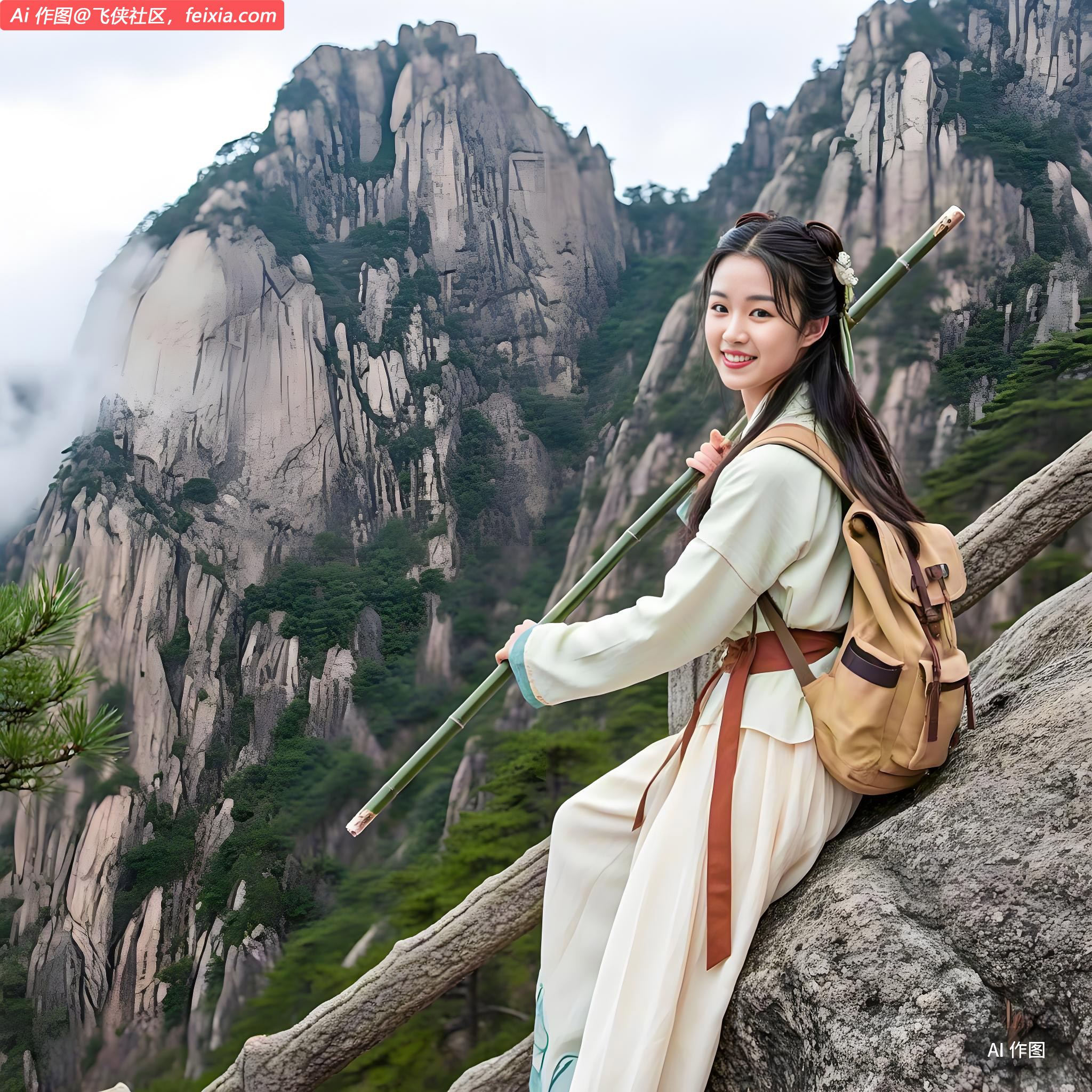 今天爬黄山！登黄山而天下无山。