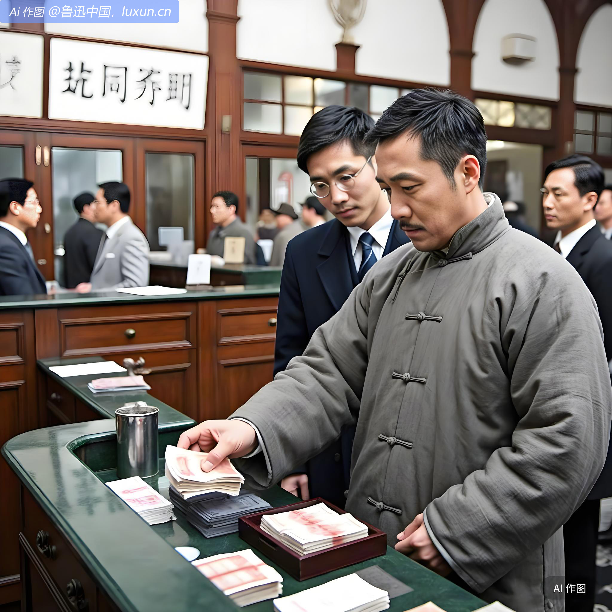 下午赴交通银行取公款。