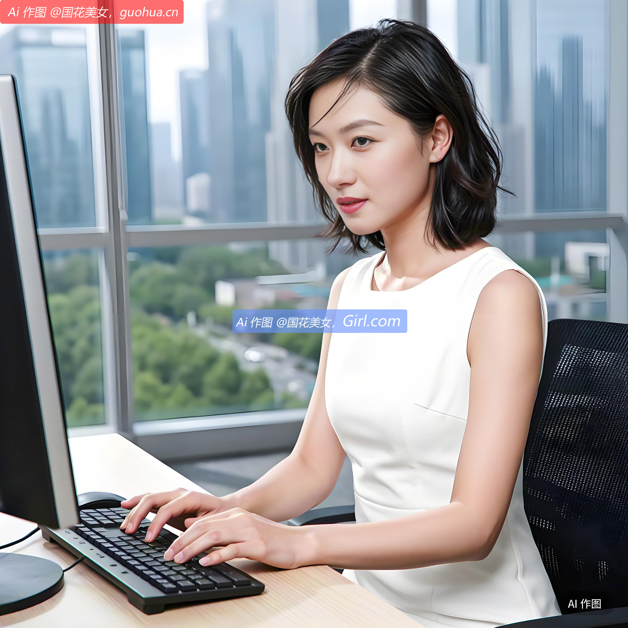 但热闹不是她的，她的心中只有代码与梦想