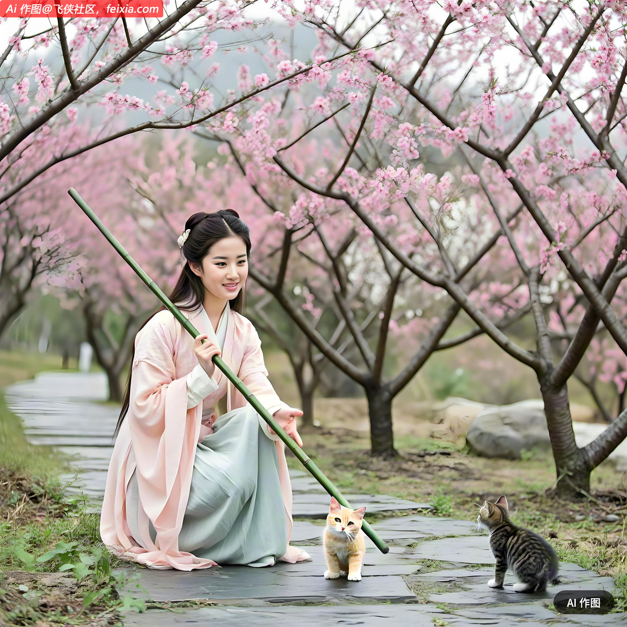 襄阳“淳美林川 诗画桃园”2025年马桥镇林川村桃花节开幕。