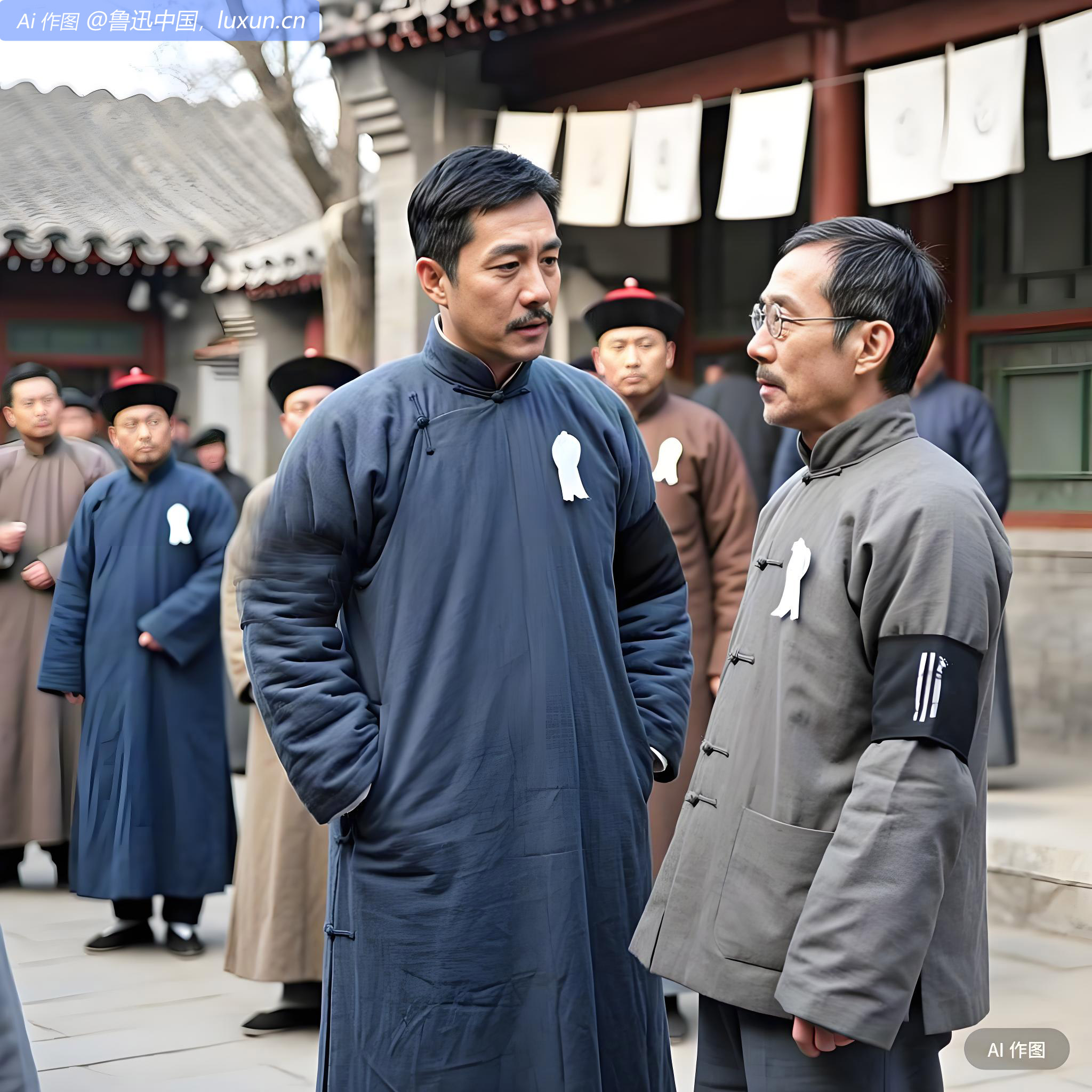 黄芷涧丧妇，上午赴吊