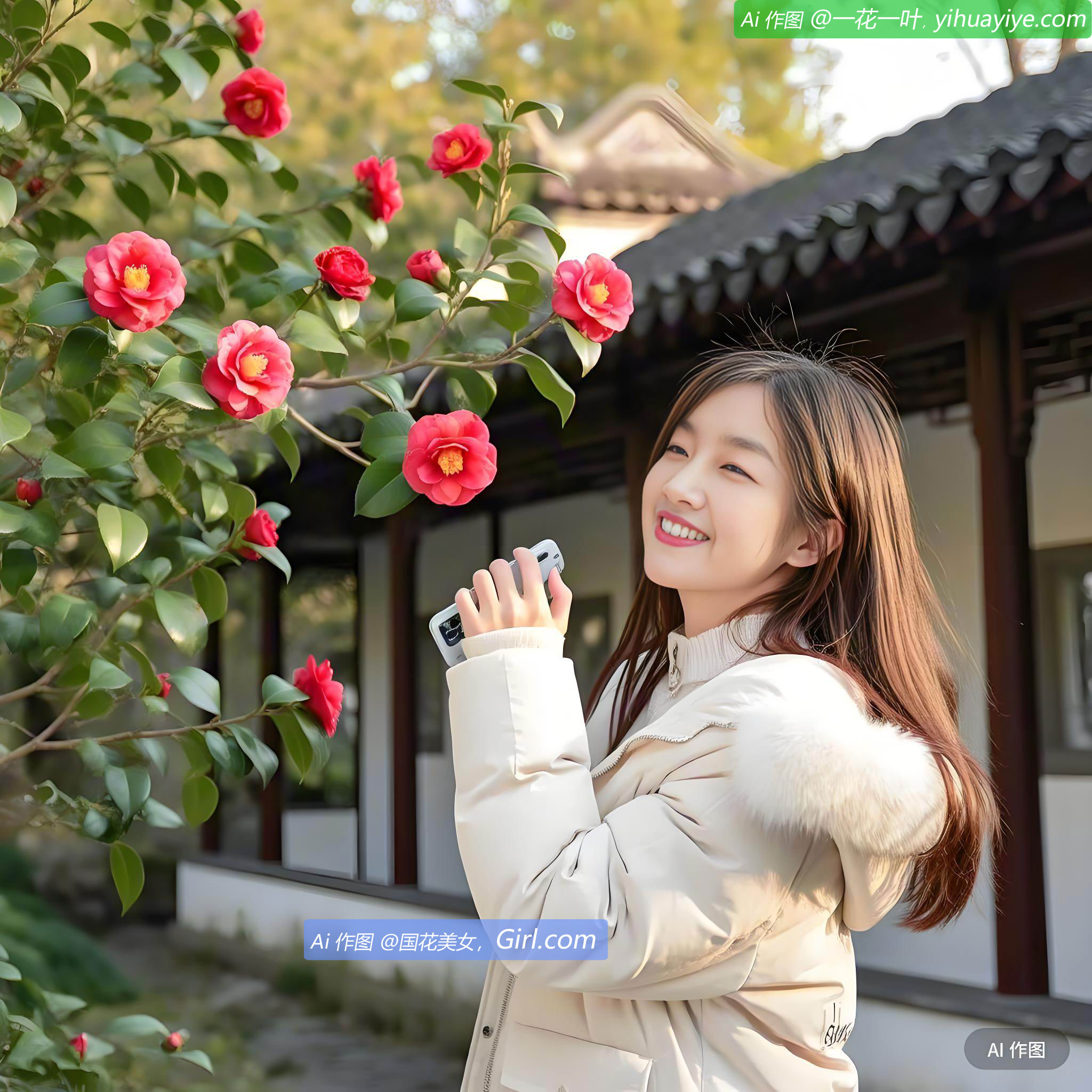 山茶“曼陀罗”的禅意：宁静安详、佛光普照、智慧圆满。  ​