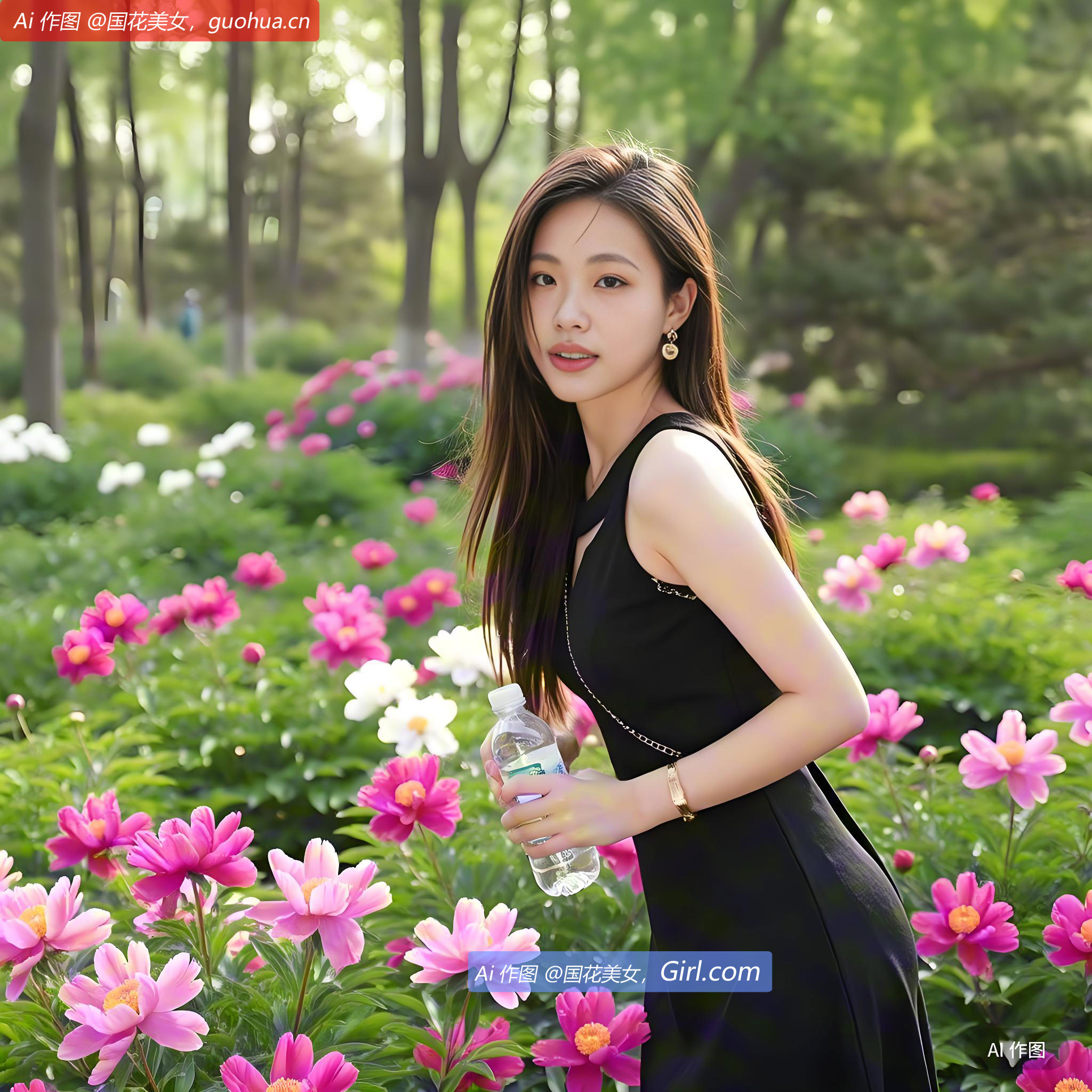 泉城公园的芍药花接续开放，姹紫嫣红分外妖娆