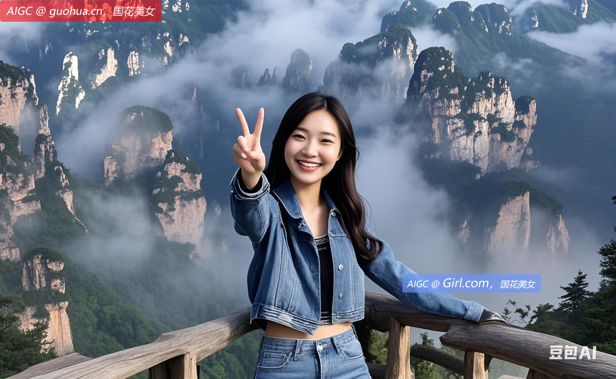 雨过天晴的湖南张家界国家森林公园