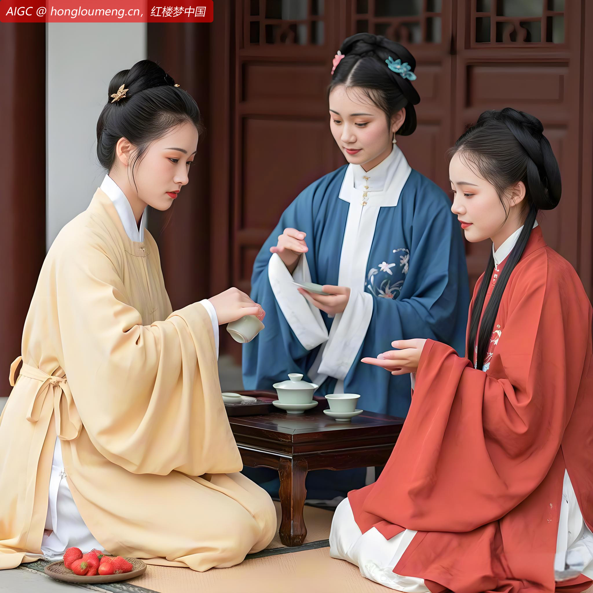 妙玉便斟了一斝，递与宝钗。