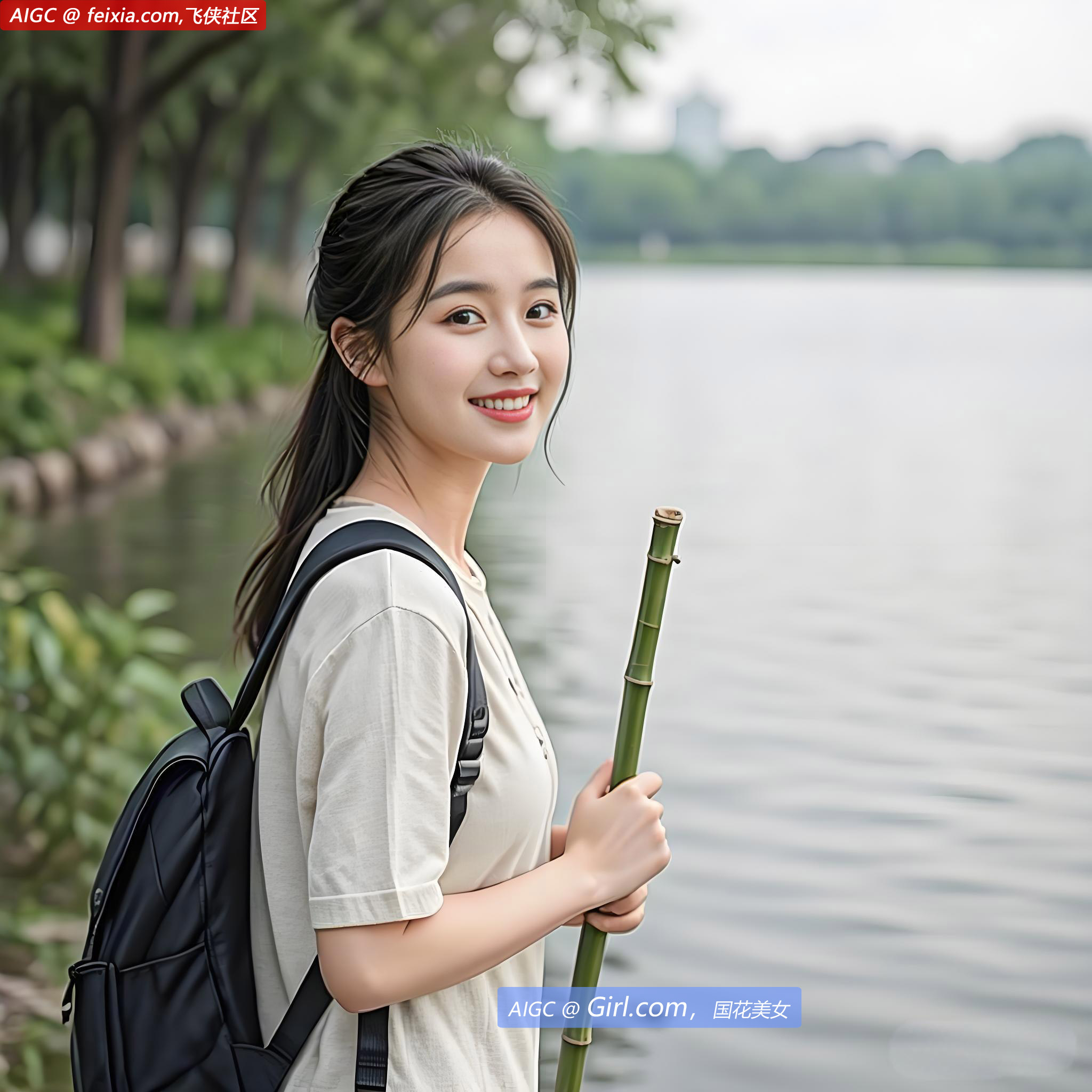 江苏省淮安市洪泽湖畔古堰景区呈现出一幅迷人的初夏风景。