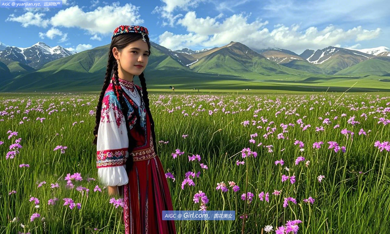 新疆伊犁伊宁县托乎拉苏大草原夏季景色优美