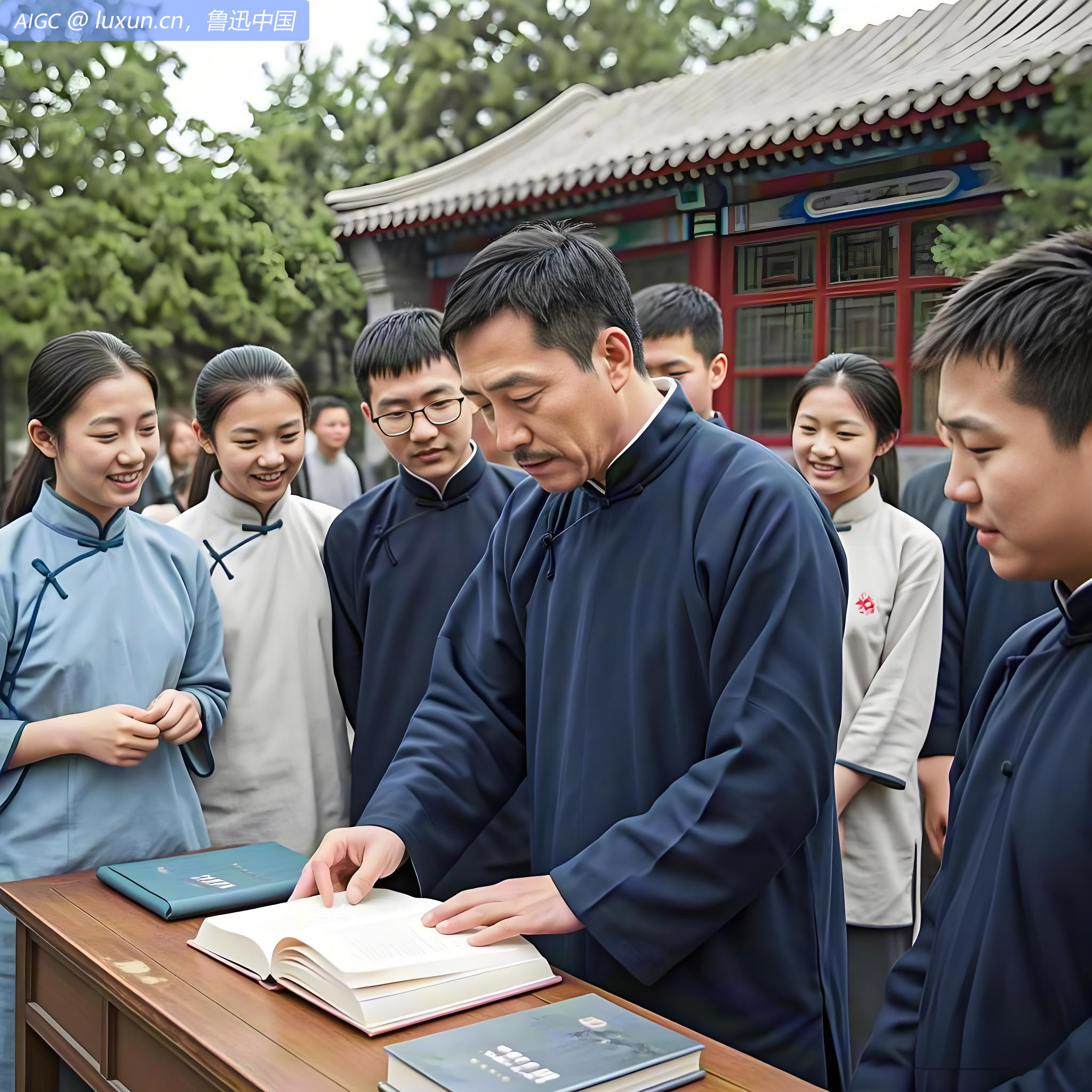 公园内图书阅览所开始，乃往视之。