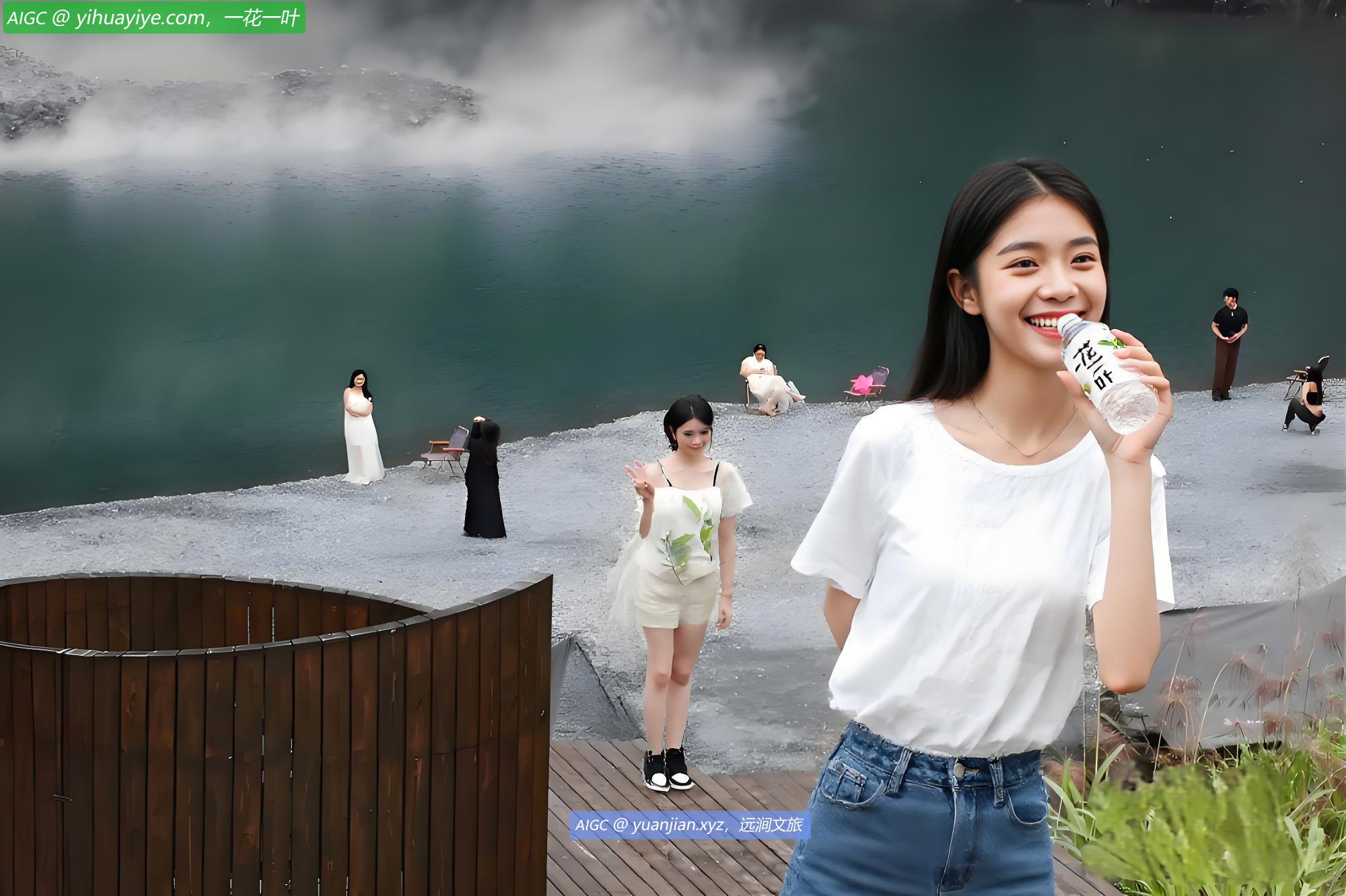 浙江金华“小冰岛”：废弃采石场变身网红打卡地