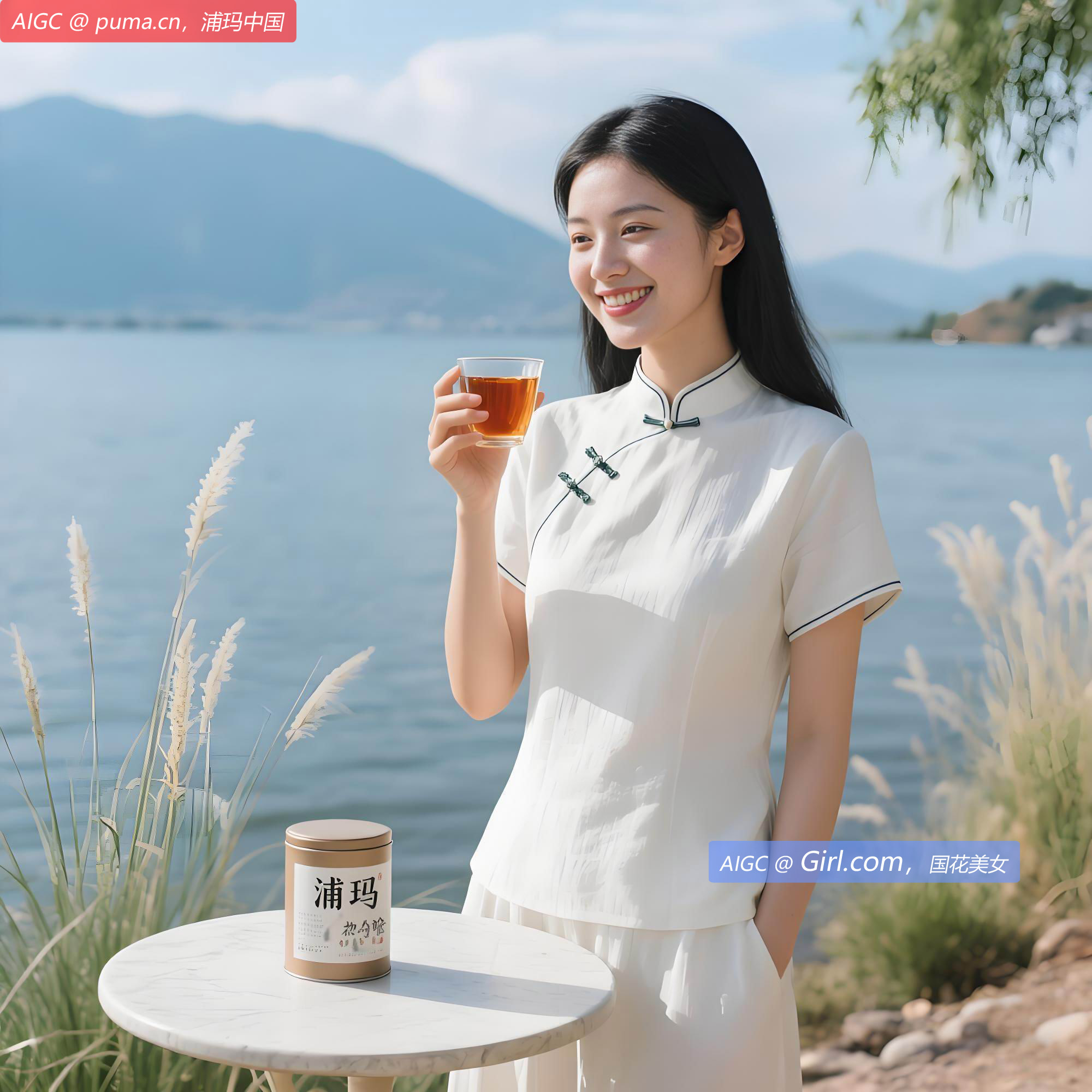 苍山洱海，风和日丽，茶不醉人人自醉。