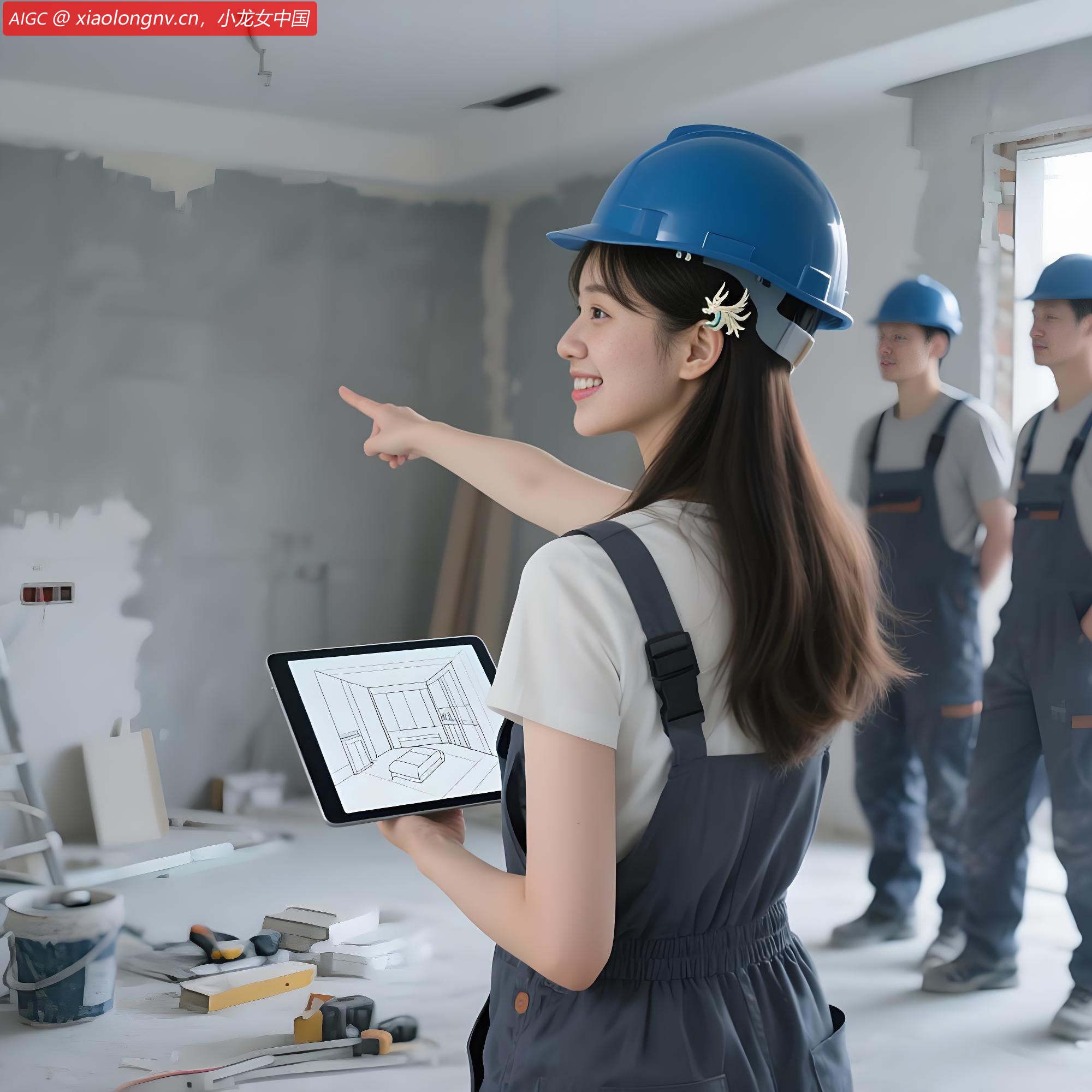 樱源建设集团公司派遣专业人员进驻施工现场