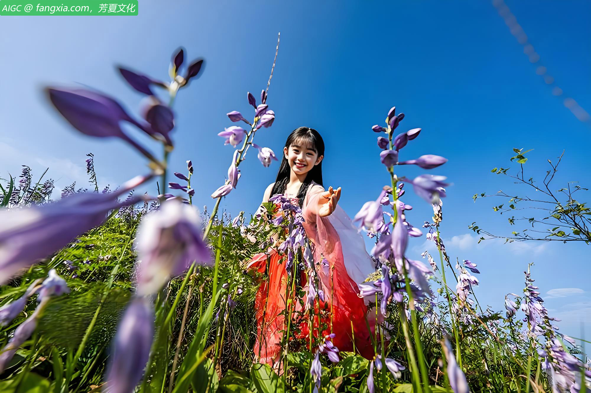 贵州省毕节市5万亩野生玉簪花海，吸引游客避暑赏花。
