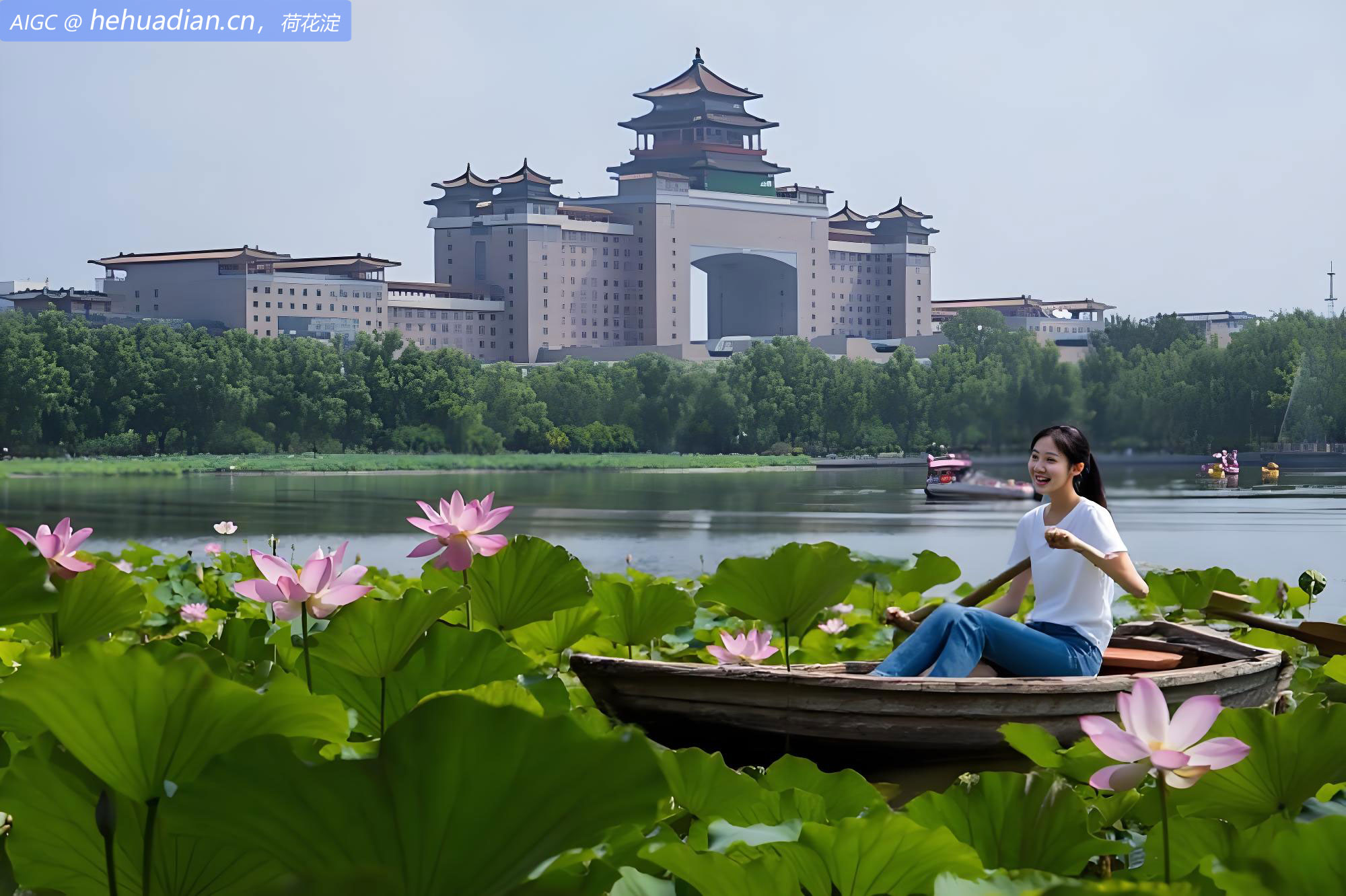 让我们荡起双桨，小船儿推开波浪