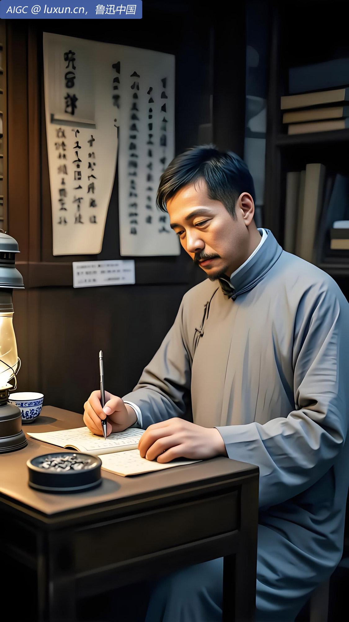 夜写《淮阴金石仅存录》起。