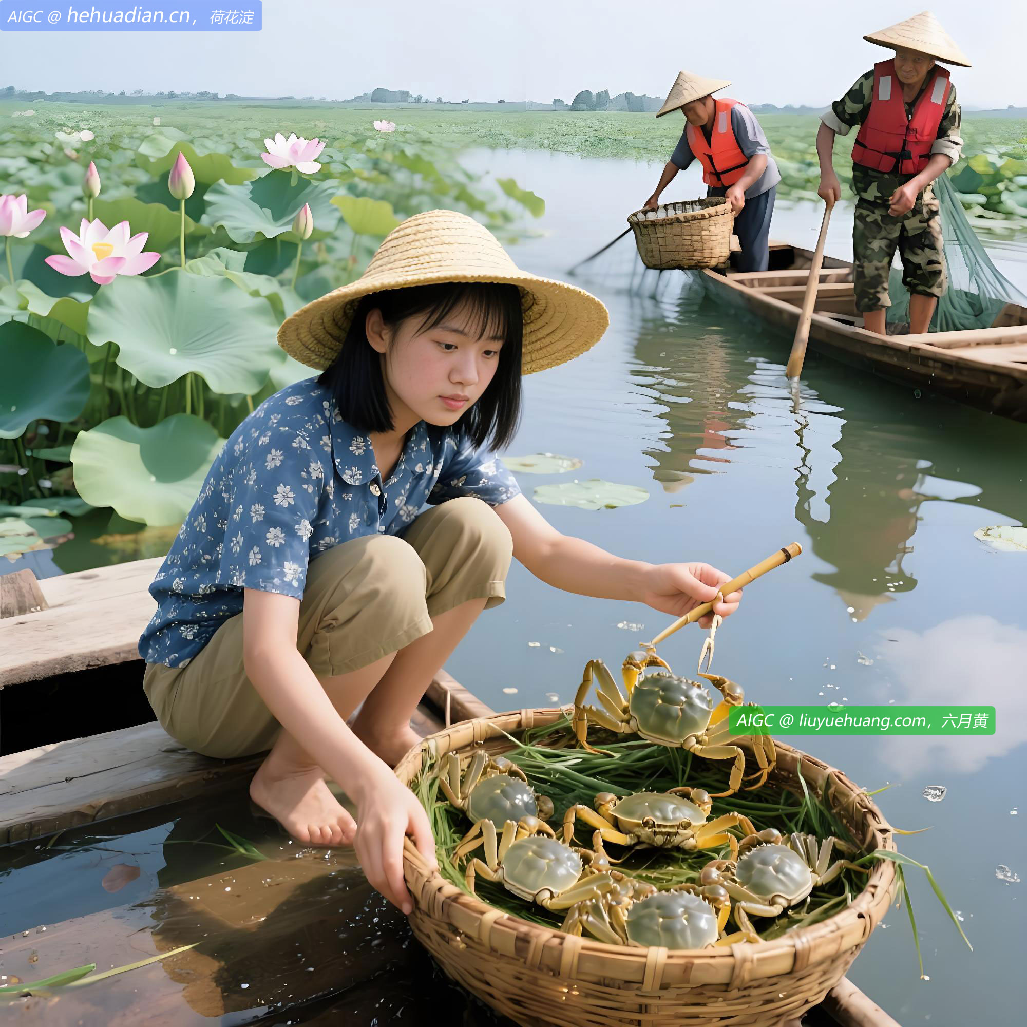 “六月黄”江沙蟹开捕工作正热火朝天进行。