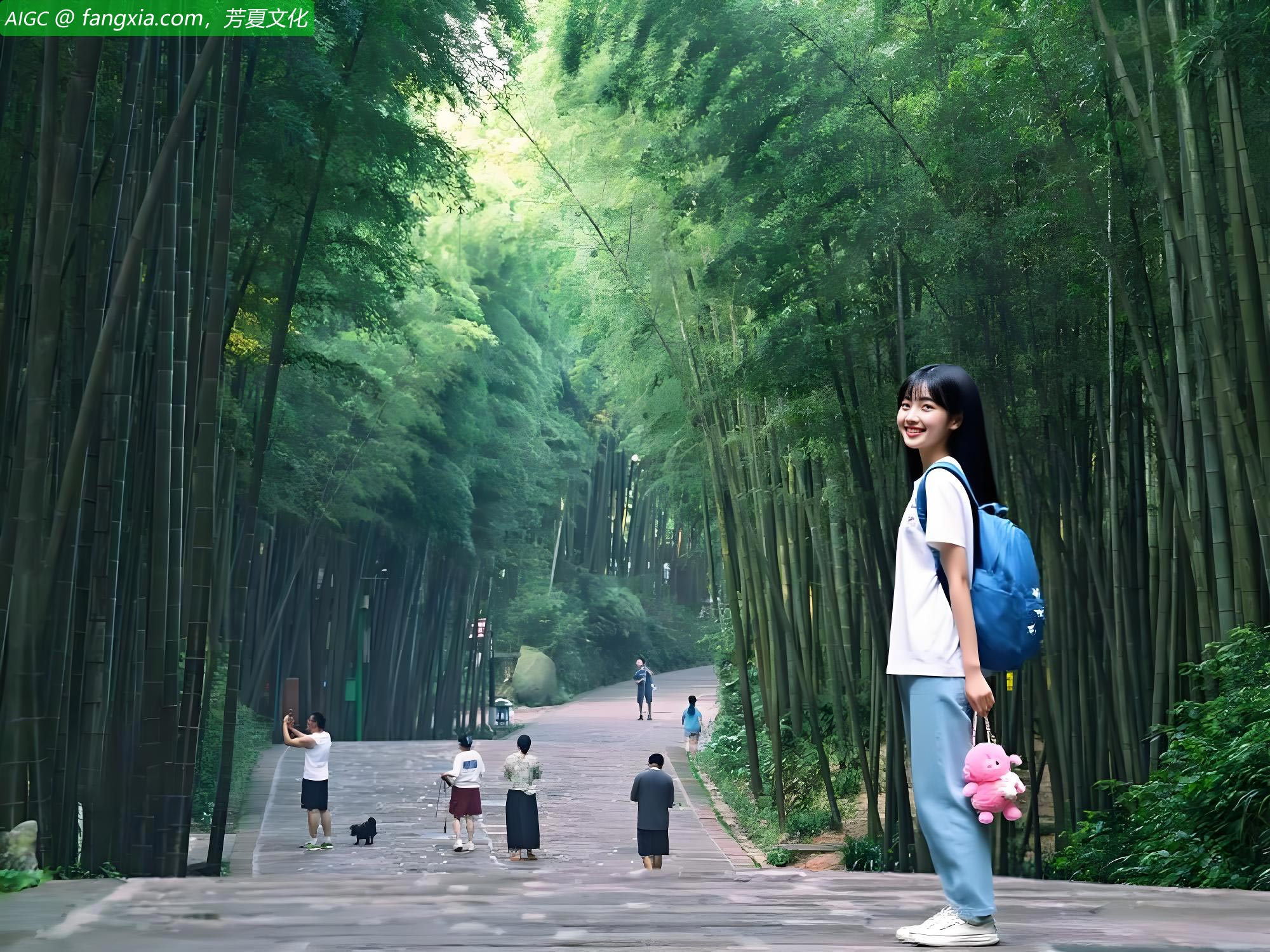 四川省长宁县，蜀南竹海旅游度假区的竹海郁郁葱葱