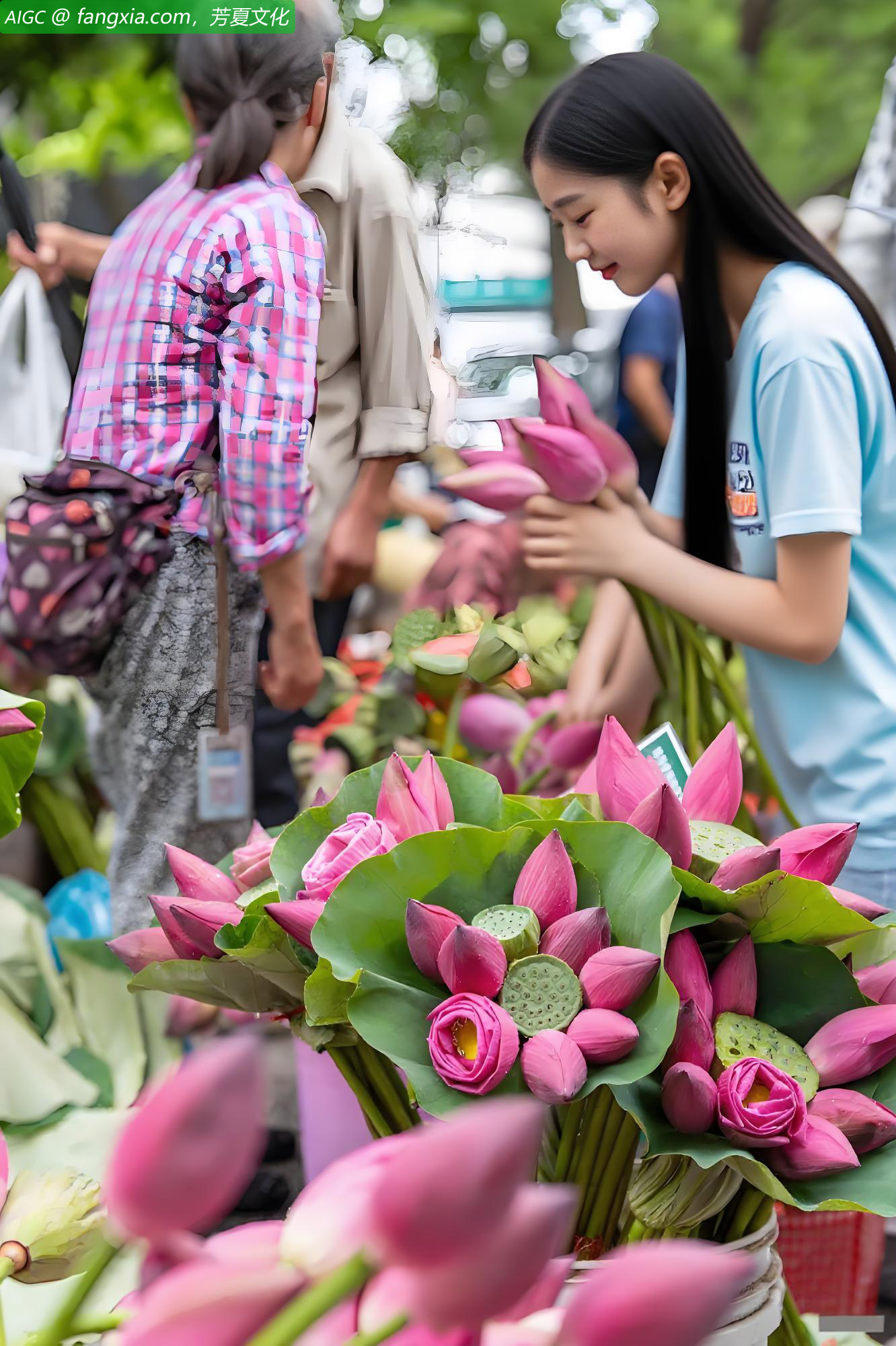 为“荷”而来，苏州白塔西路的荷花市集火上了央视！