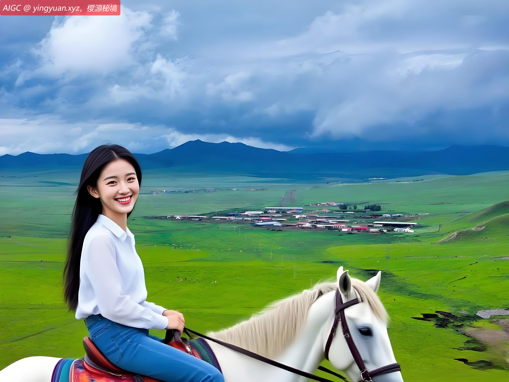 内蒙古扎鲁特山地草原如诗如画