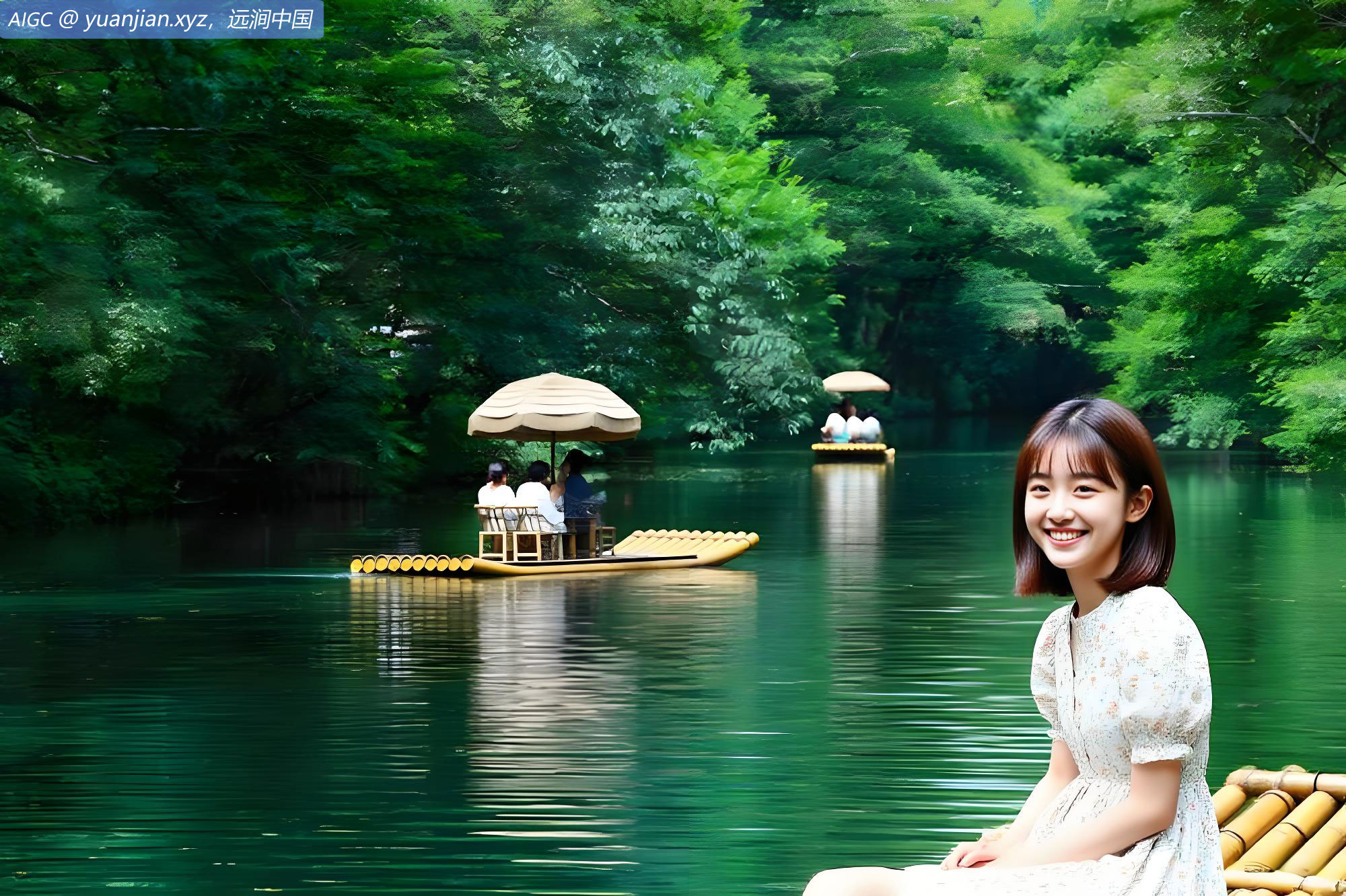 黄山市西溪南古村落的绿野仙踪