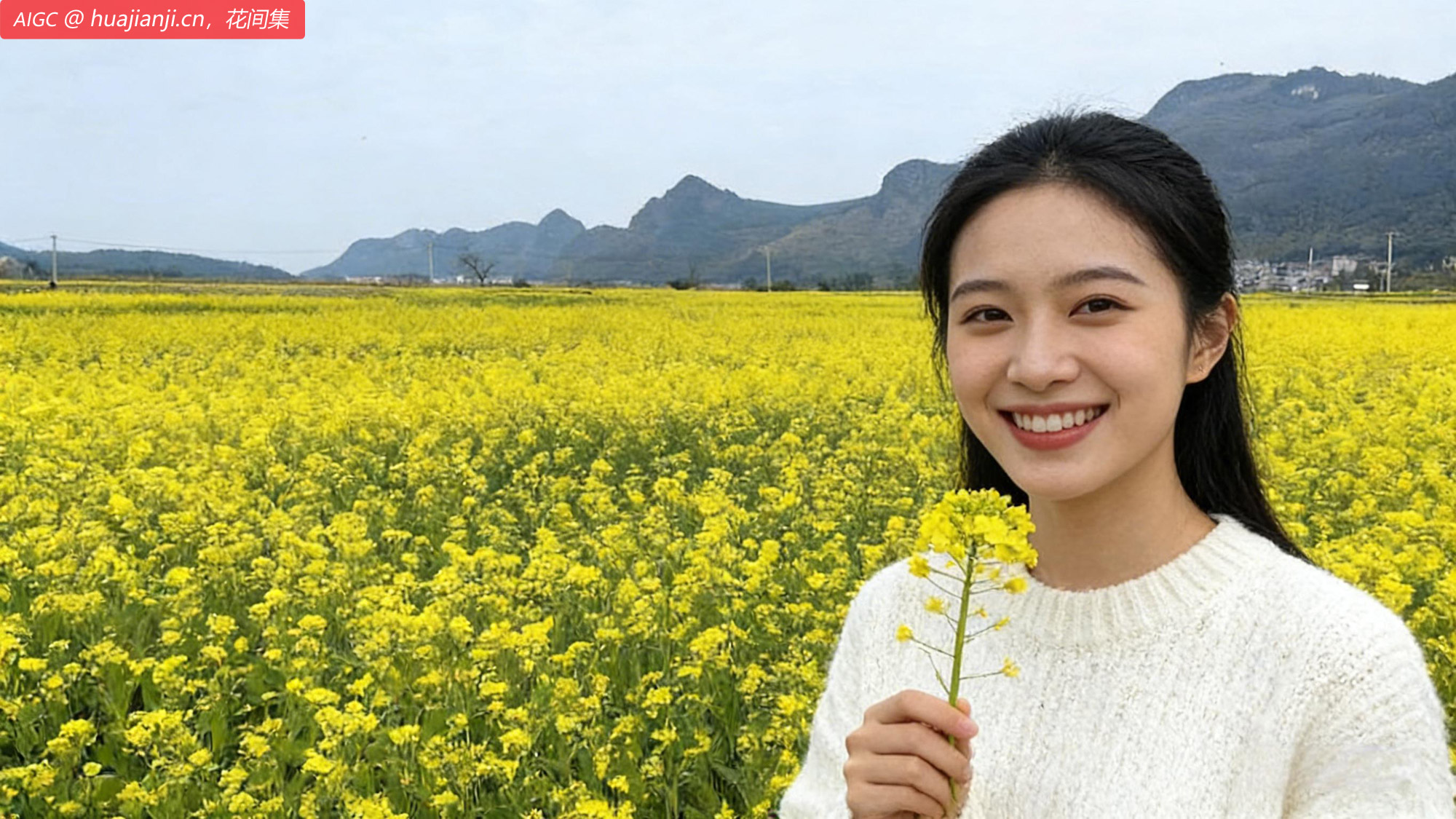 广西来宾市忻城县红渡、古蓬等乡镇油菜花悄然绽放