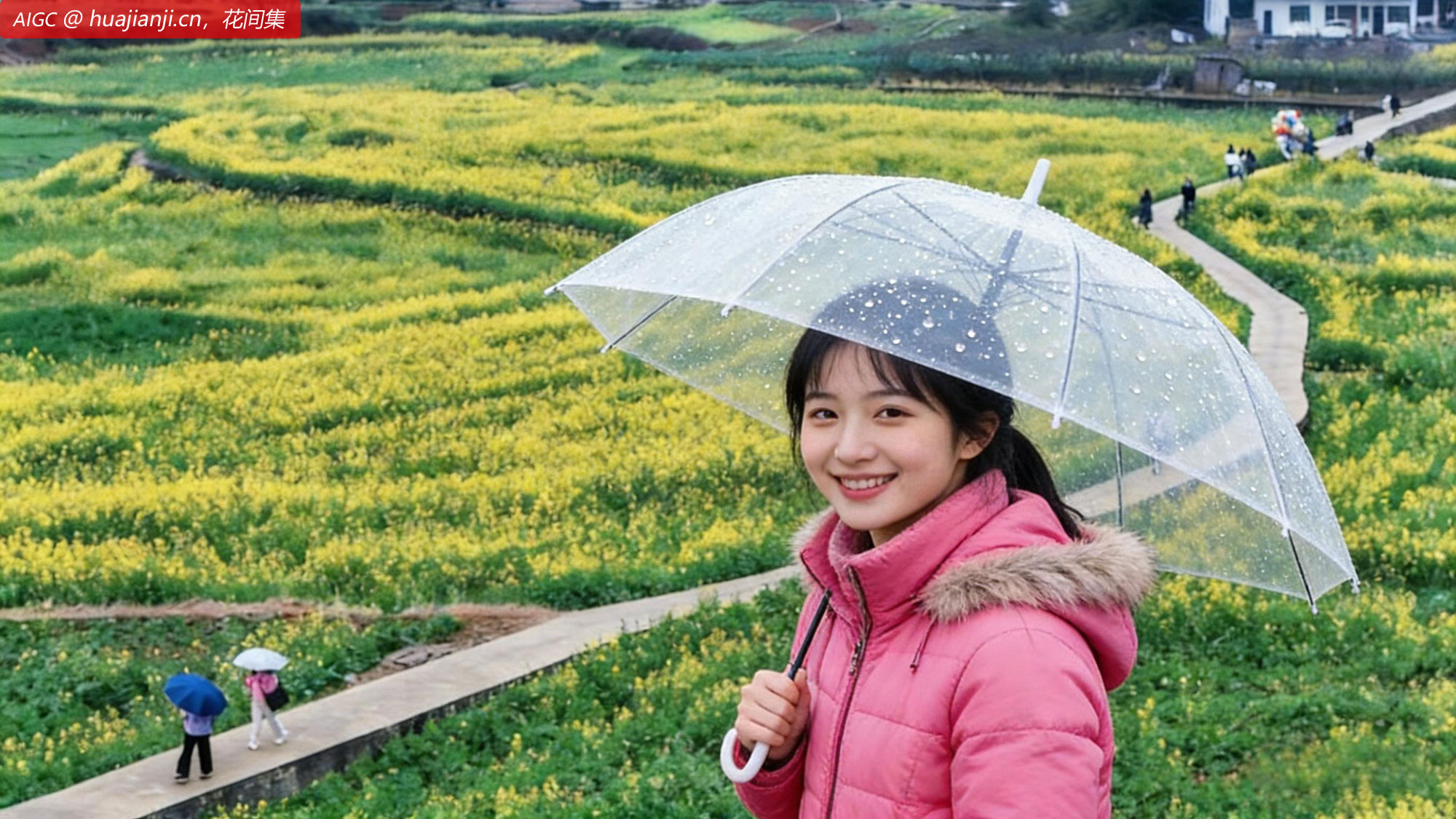 贵州省黔西南州兴义市万峰林景区油菜花盛放