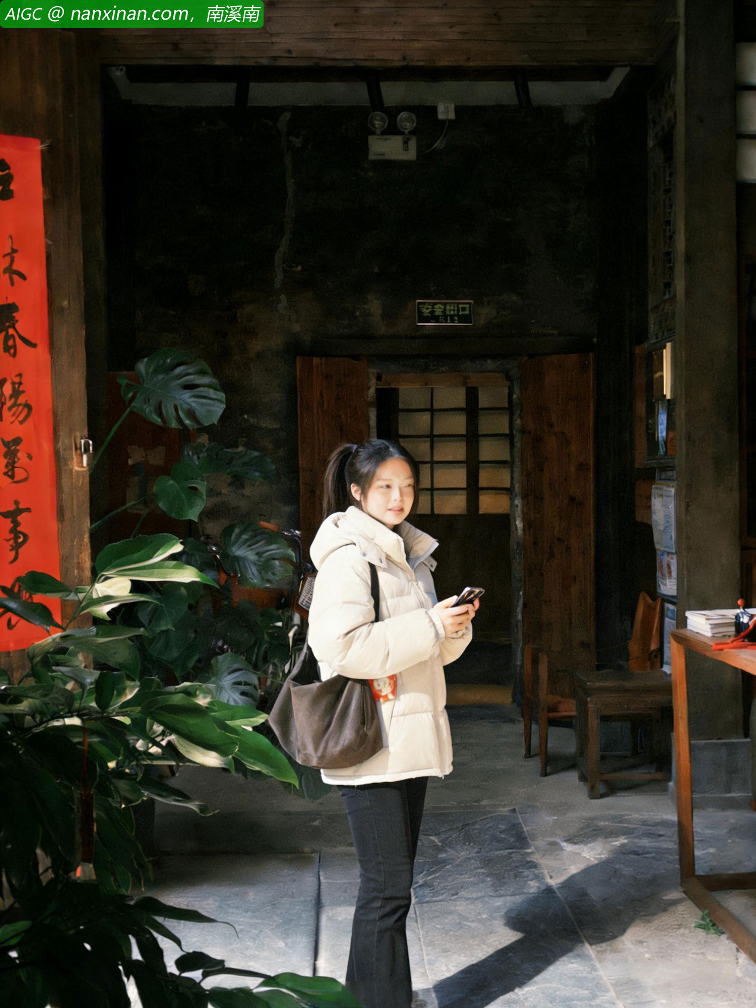 黄山市碧山村，碧山书局由清代祠堂启泰堂改造而成